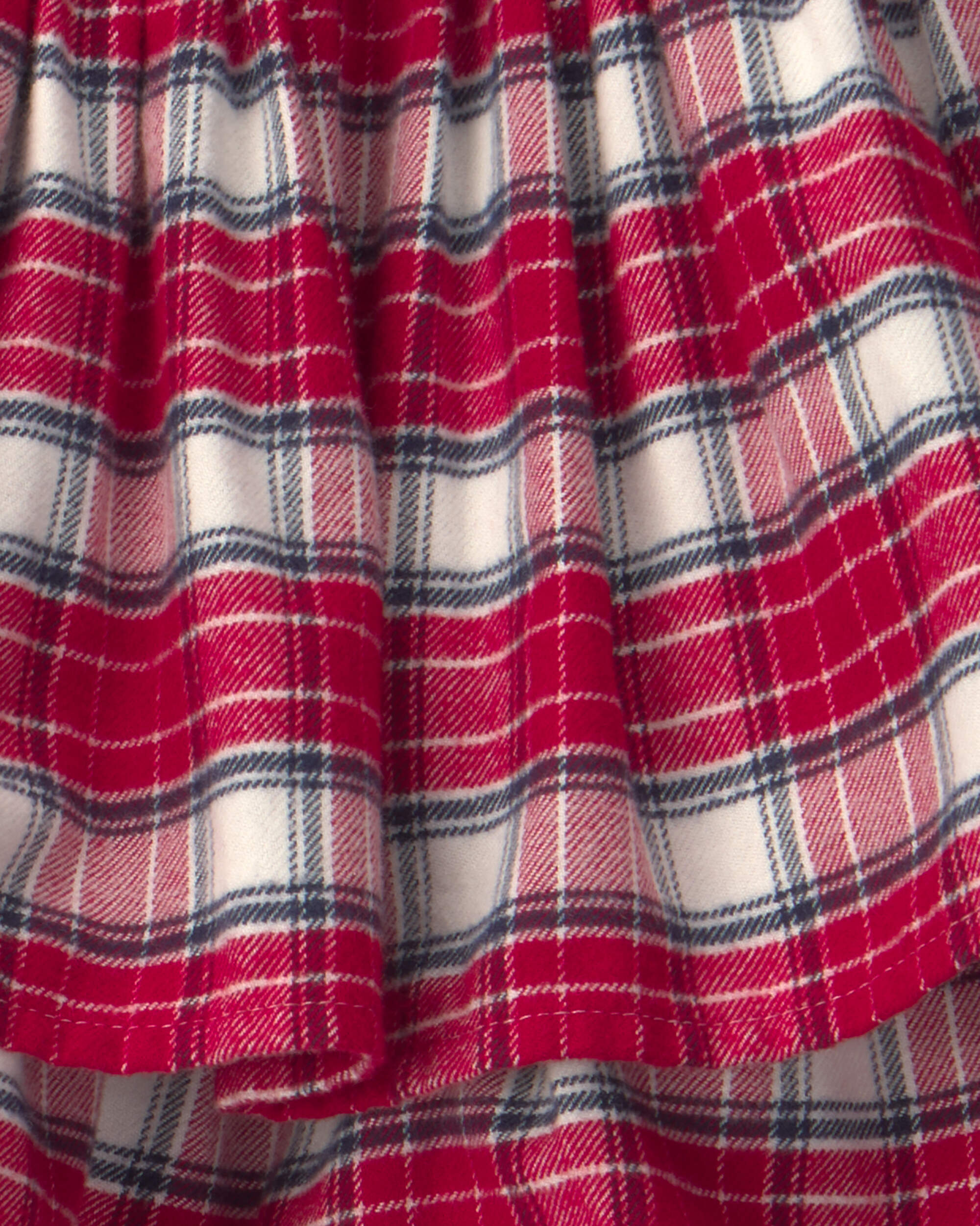Toddler Girl Organic Cotton Flannel Skirt