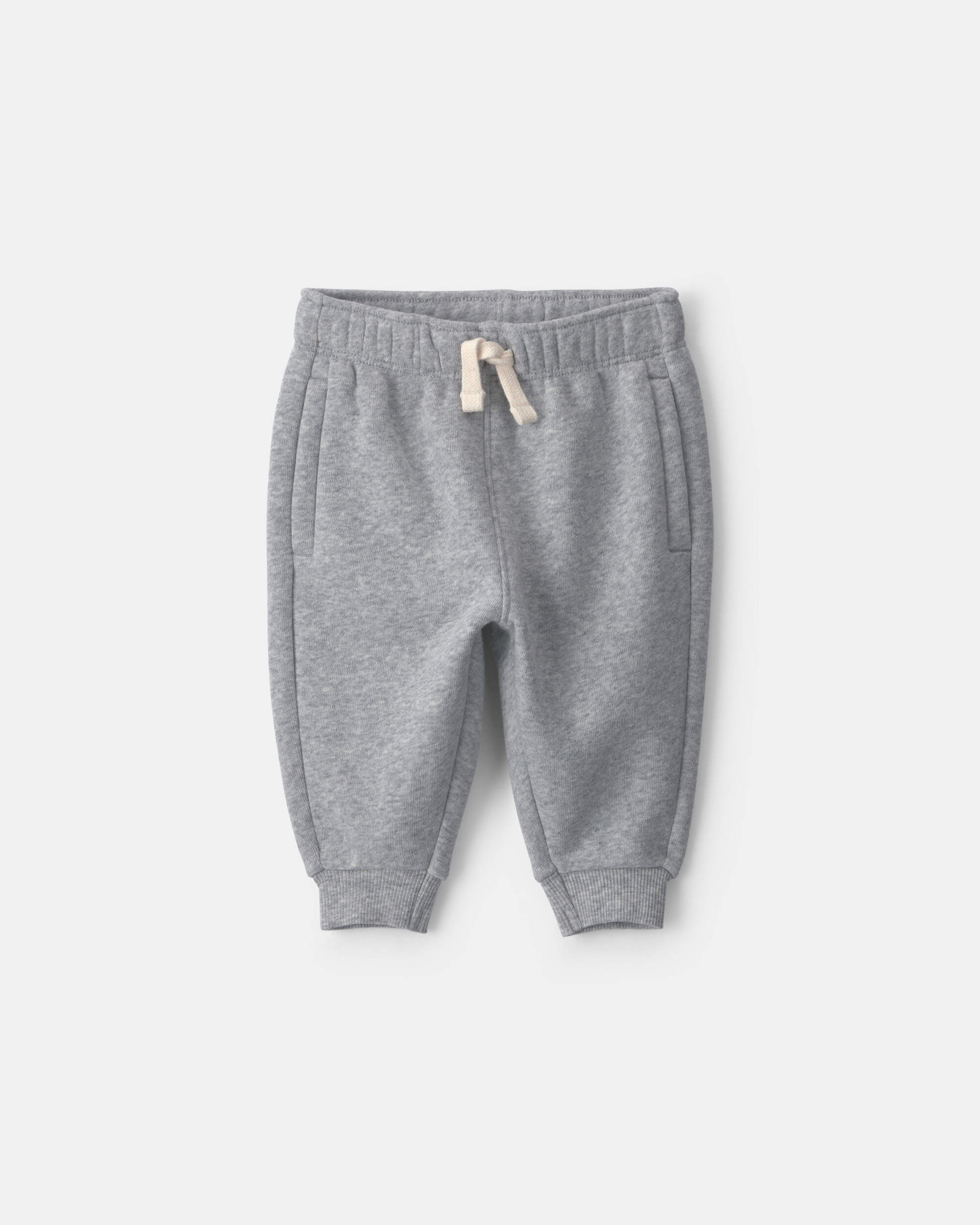 Baby Boy Fleece Pants - Grey