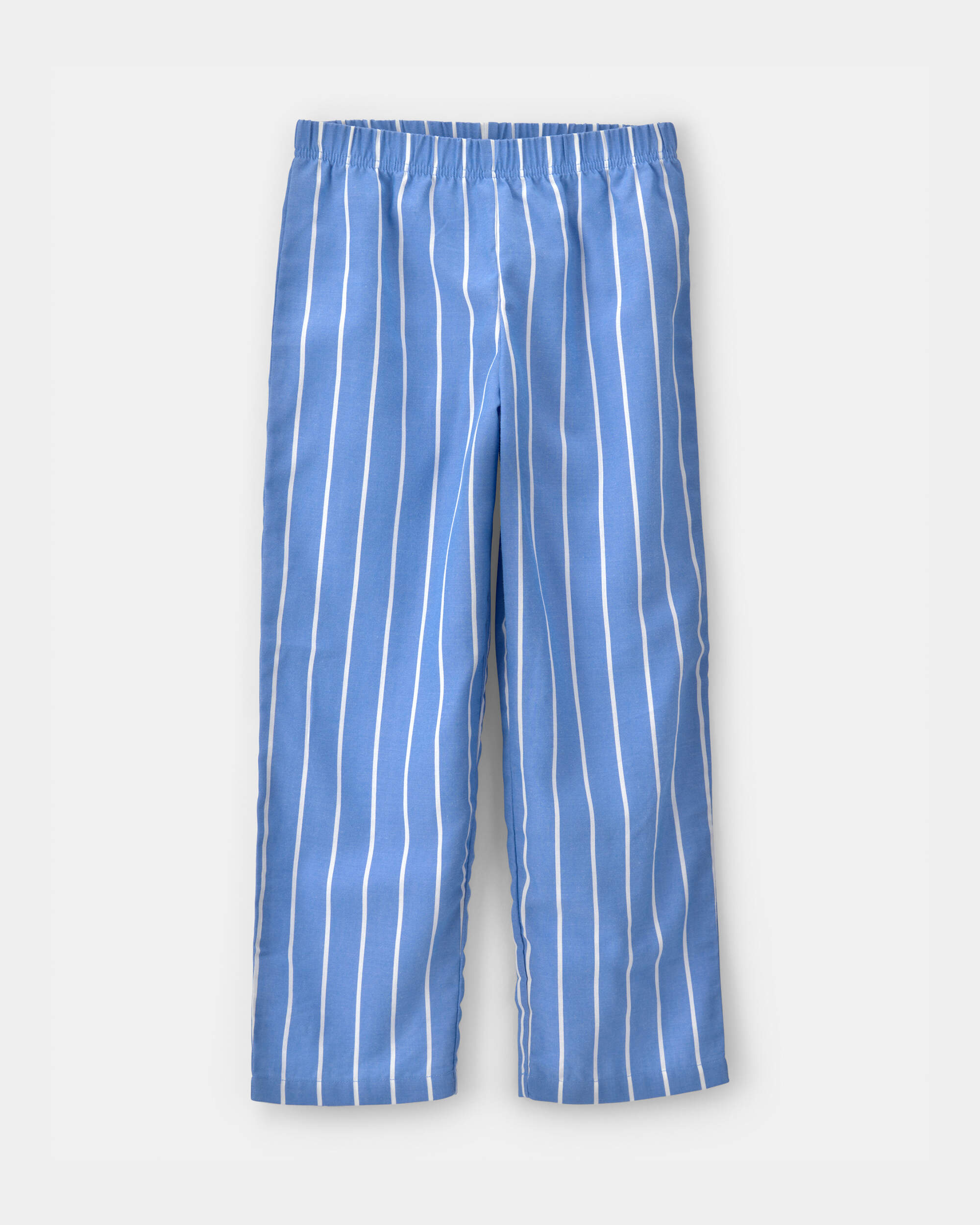 Boys Striped Loose Fit 2-Piece Pajama Set - Blue