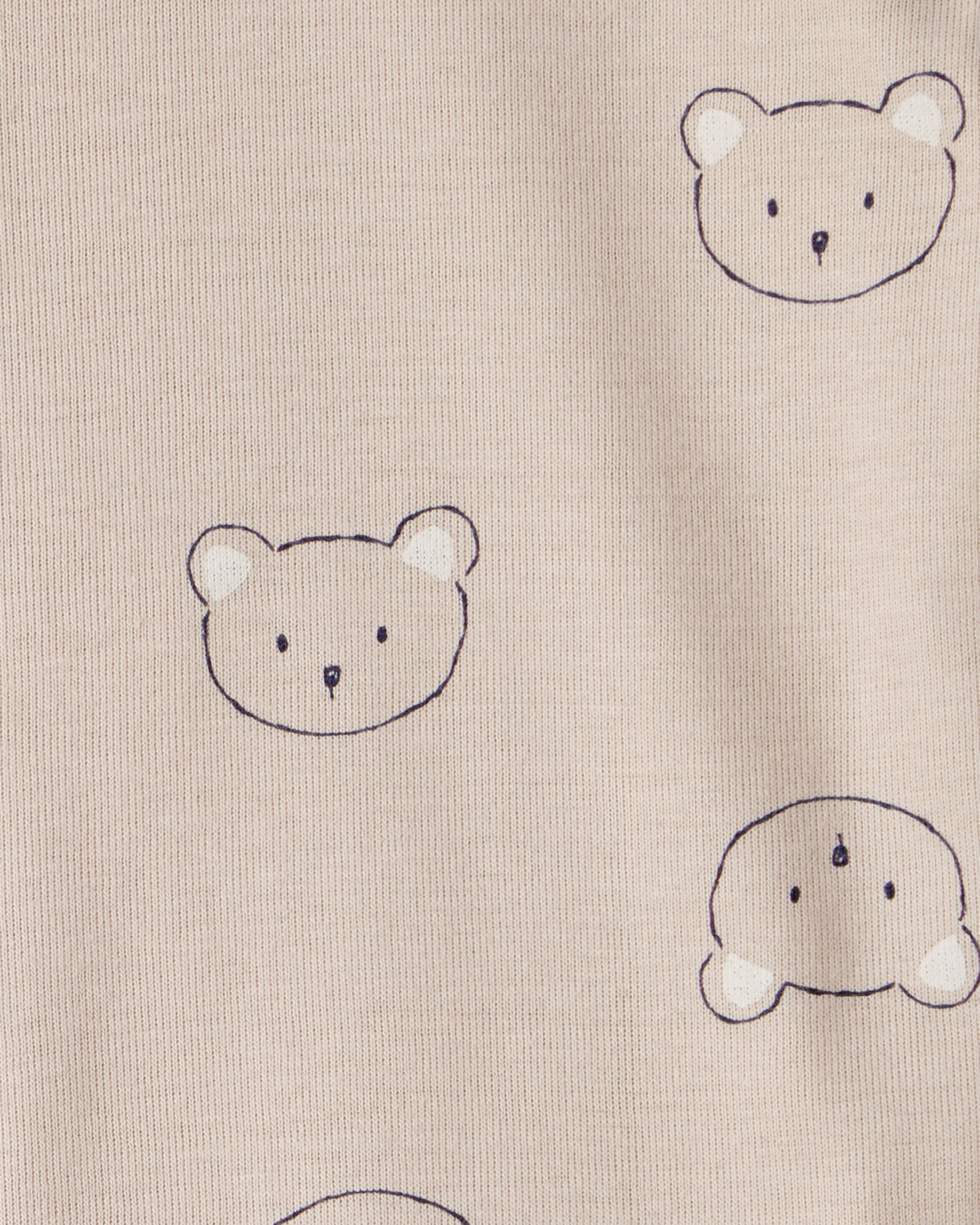 Baby Boy 3-Piece Bear Print Long-Sleeve Bodysuit & Pant Set - Brown/White