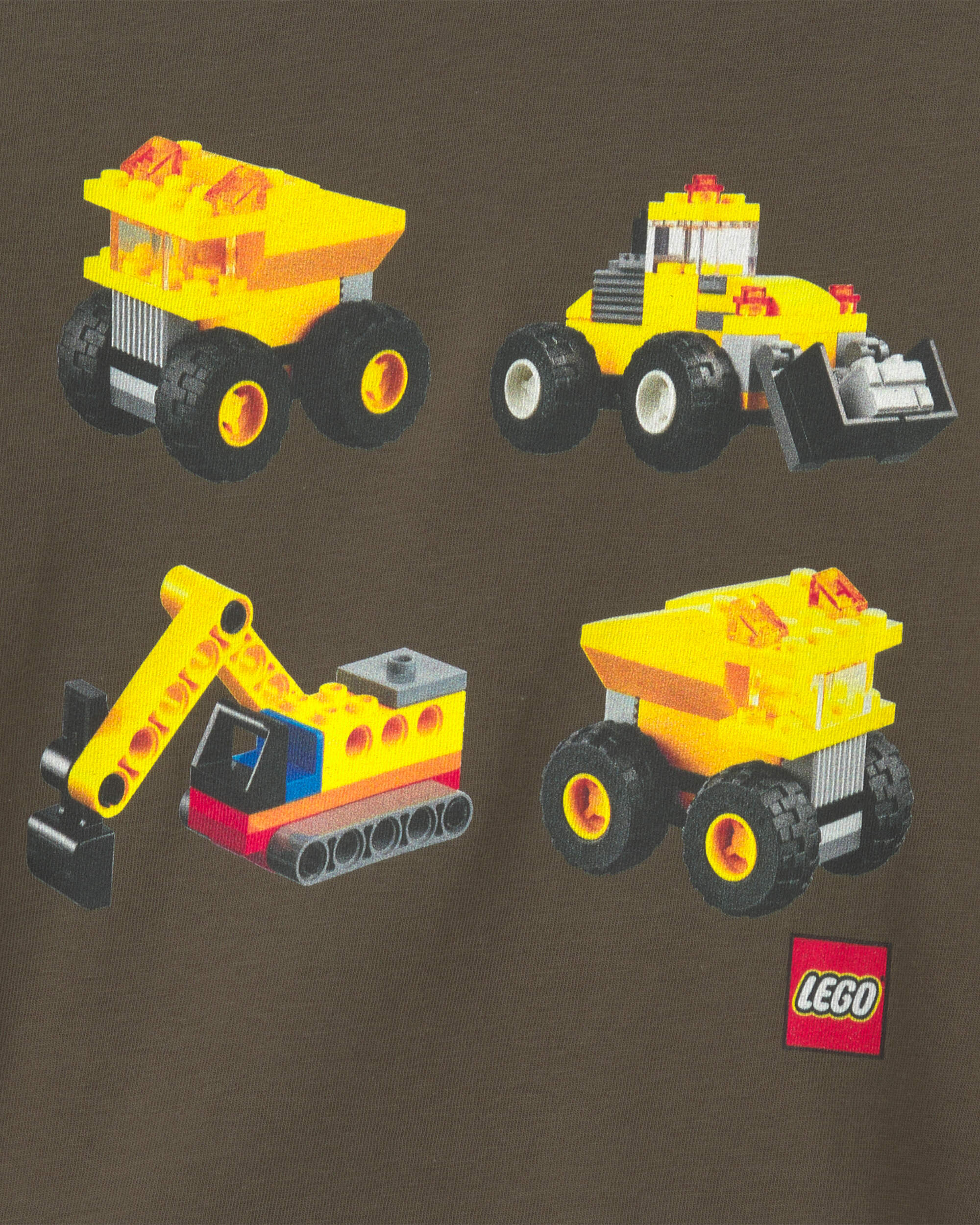 Toddler Boy 'LEGO' Construction Long-Sleeve Graphic Tee - Olive Green