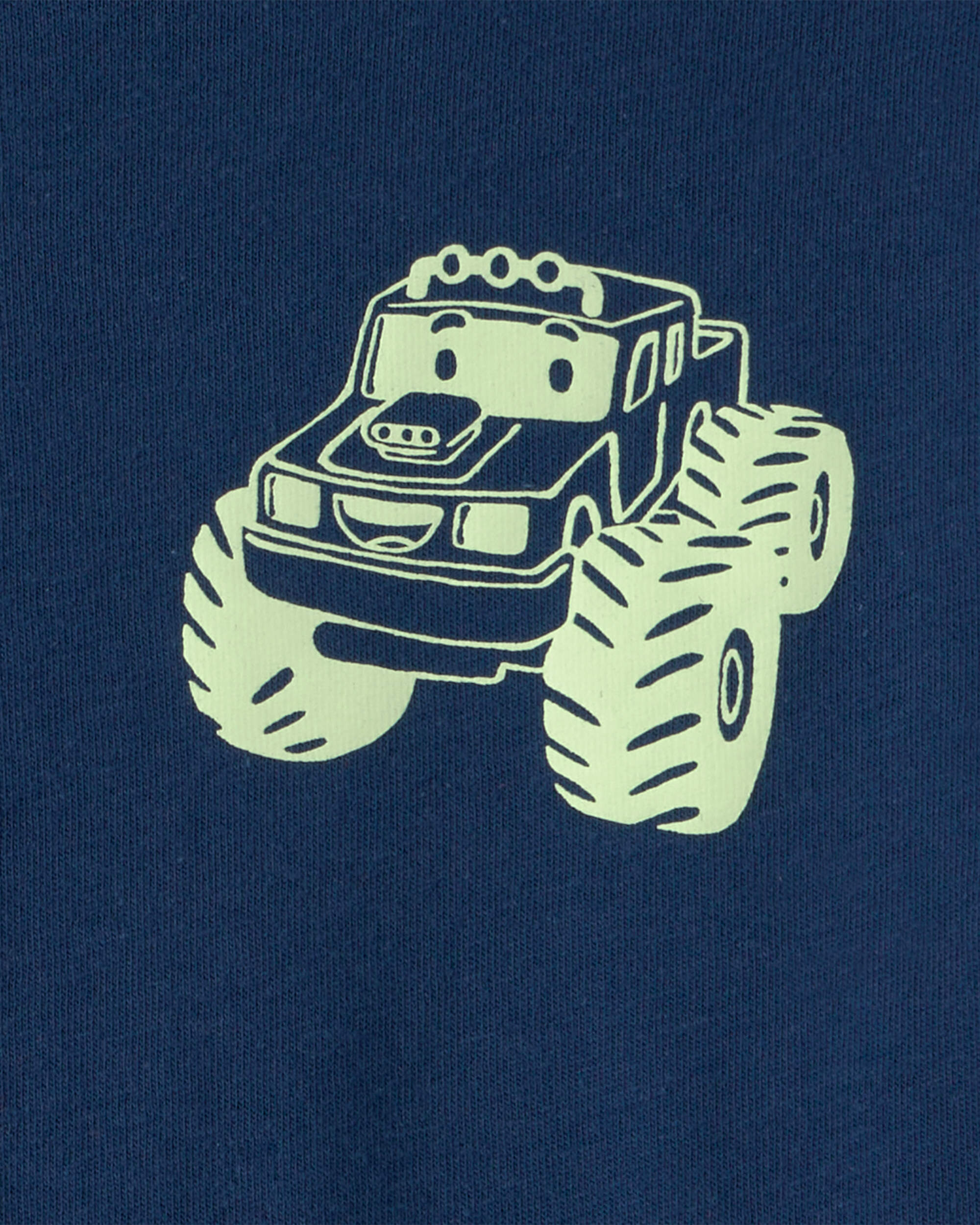 Toddler Boy Monster Truck Graphic Tee - Blue