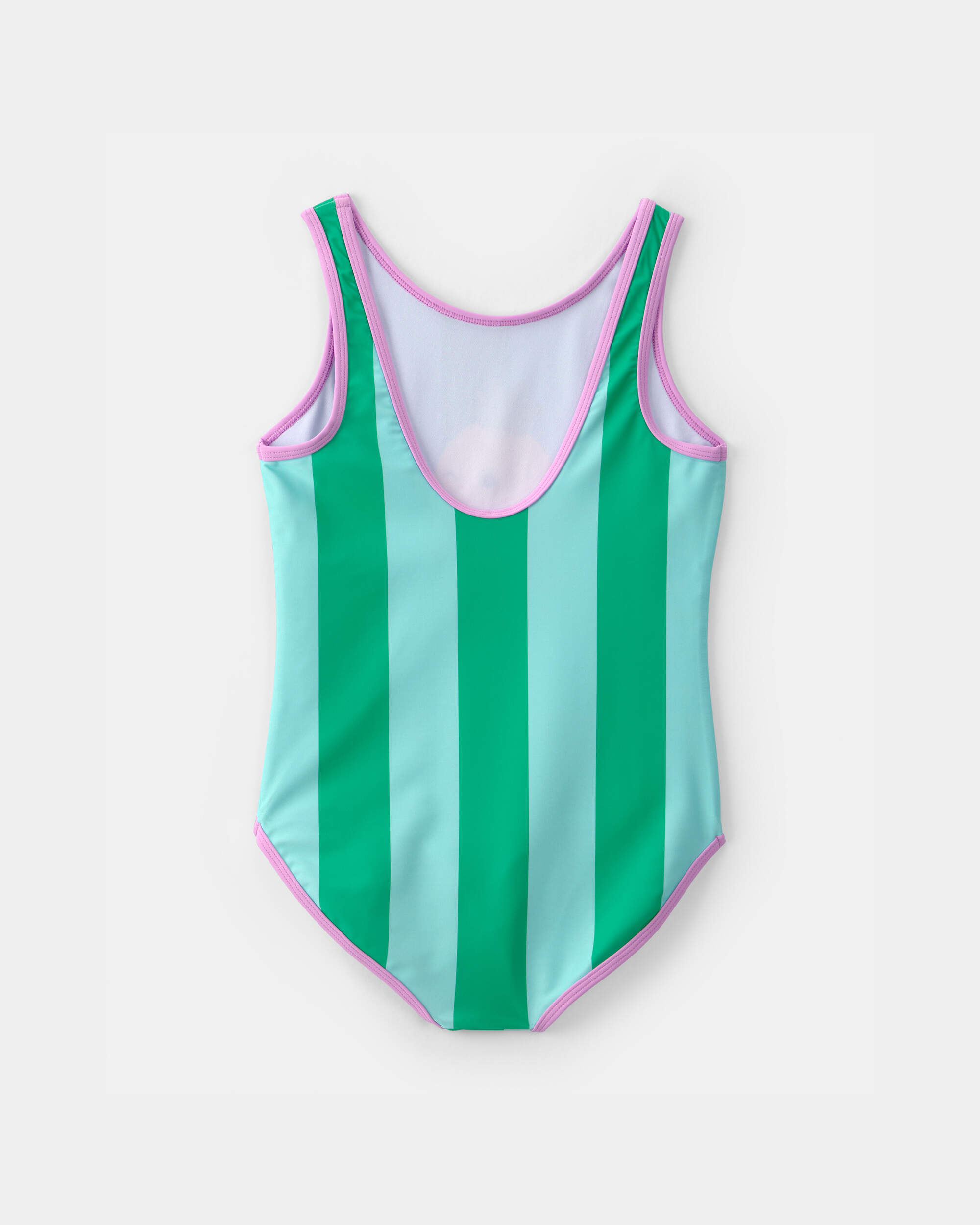 Girls 'Summer Vibes' Squishmallow 1-Piece Swimsuit - Green/Blue