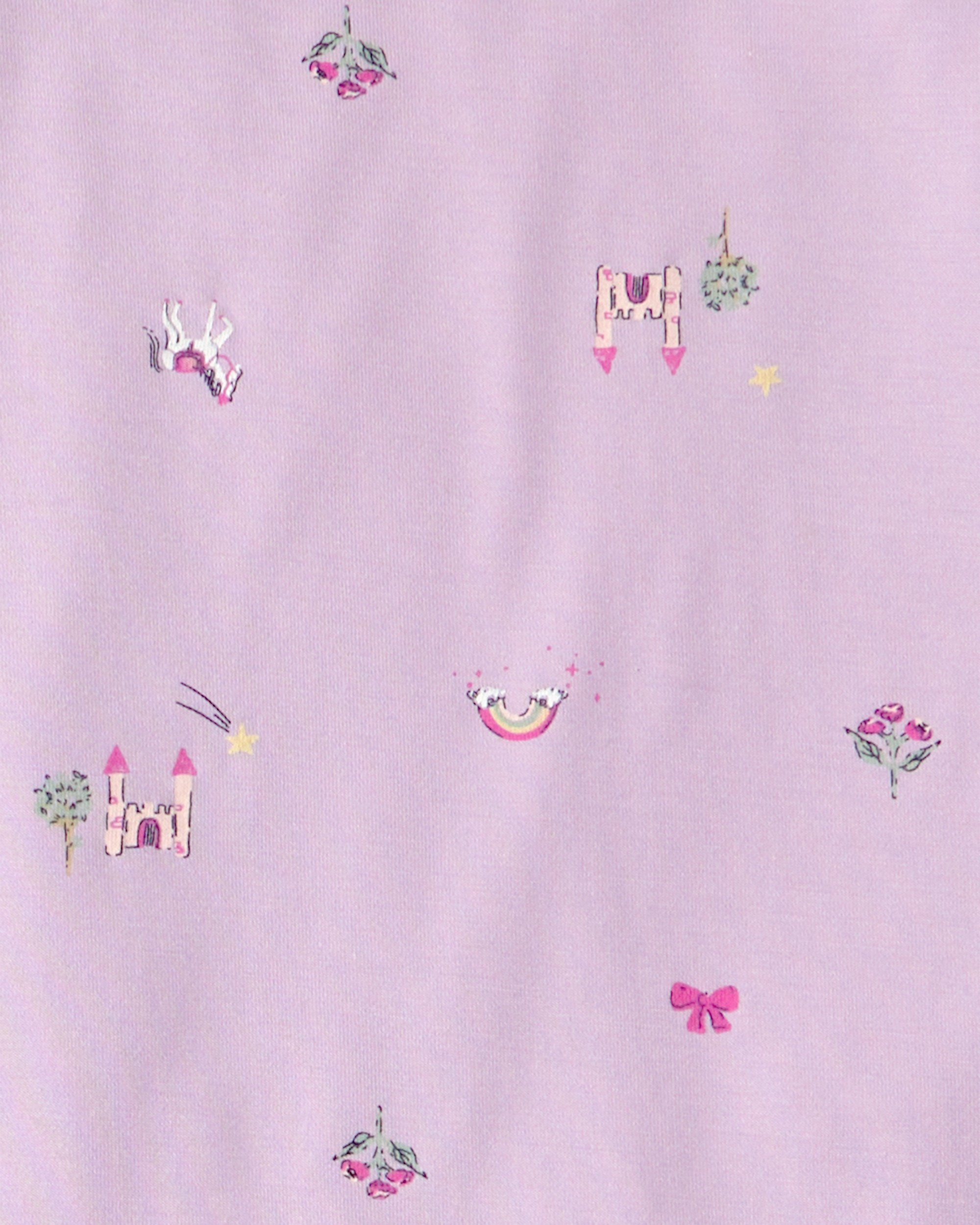 Girls Fairytale PurelySoft 2-Piece Pyjama Set - Purple