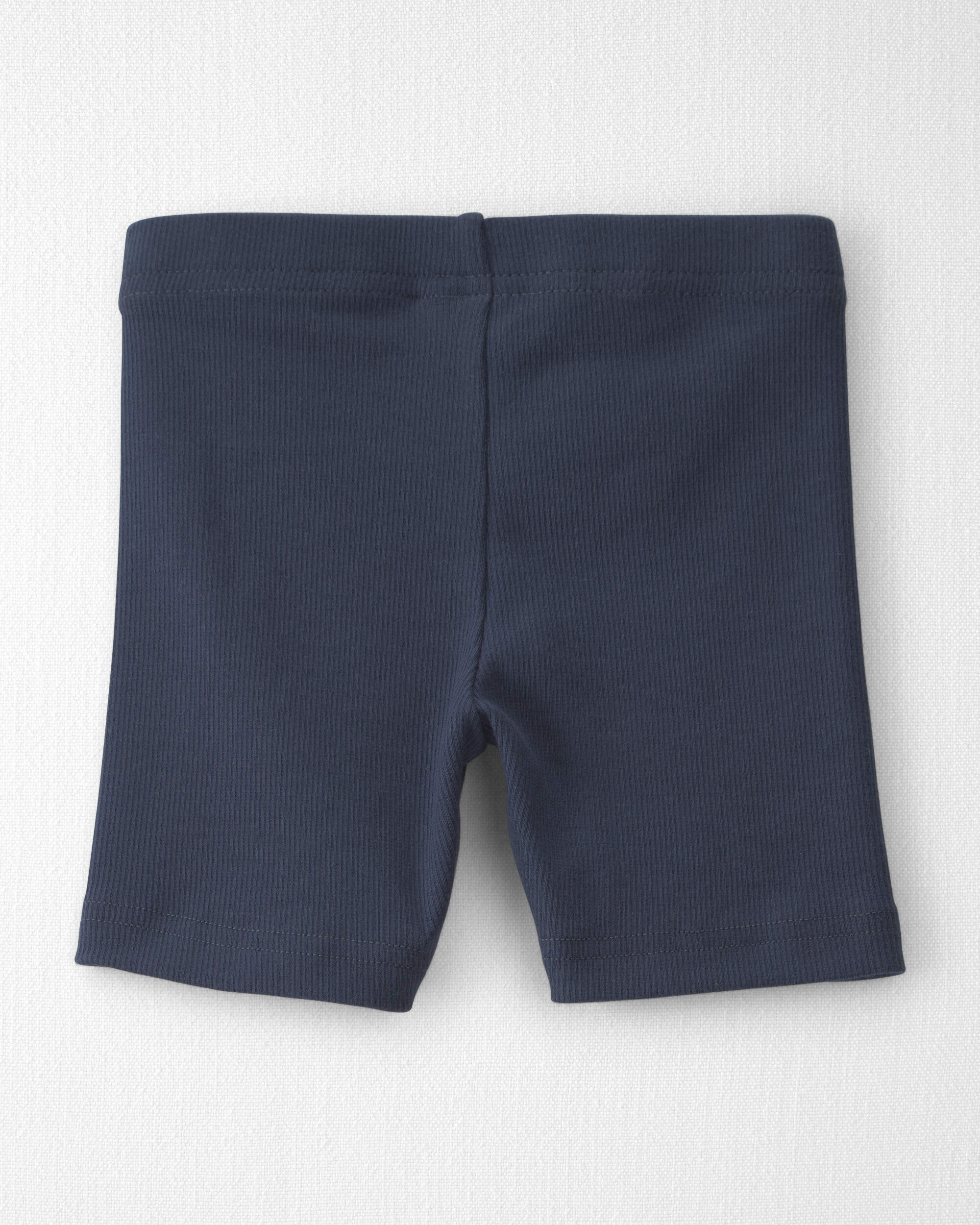 Toddler Girl 2-Pack Organic Cotton Ribbed Pedal  Shorts