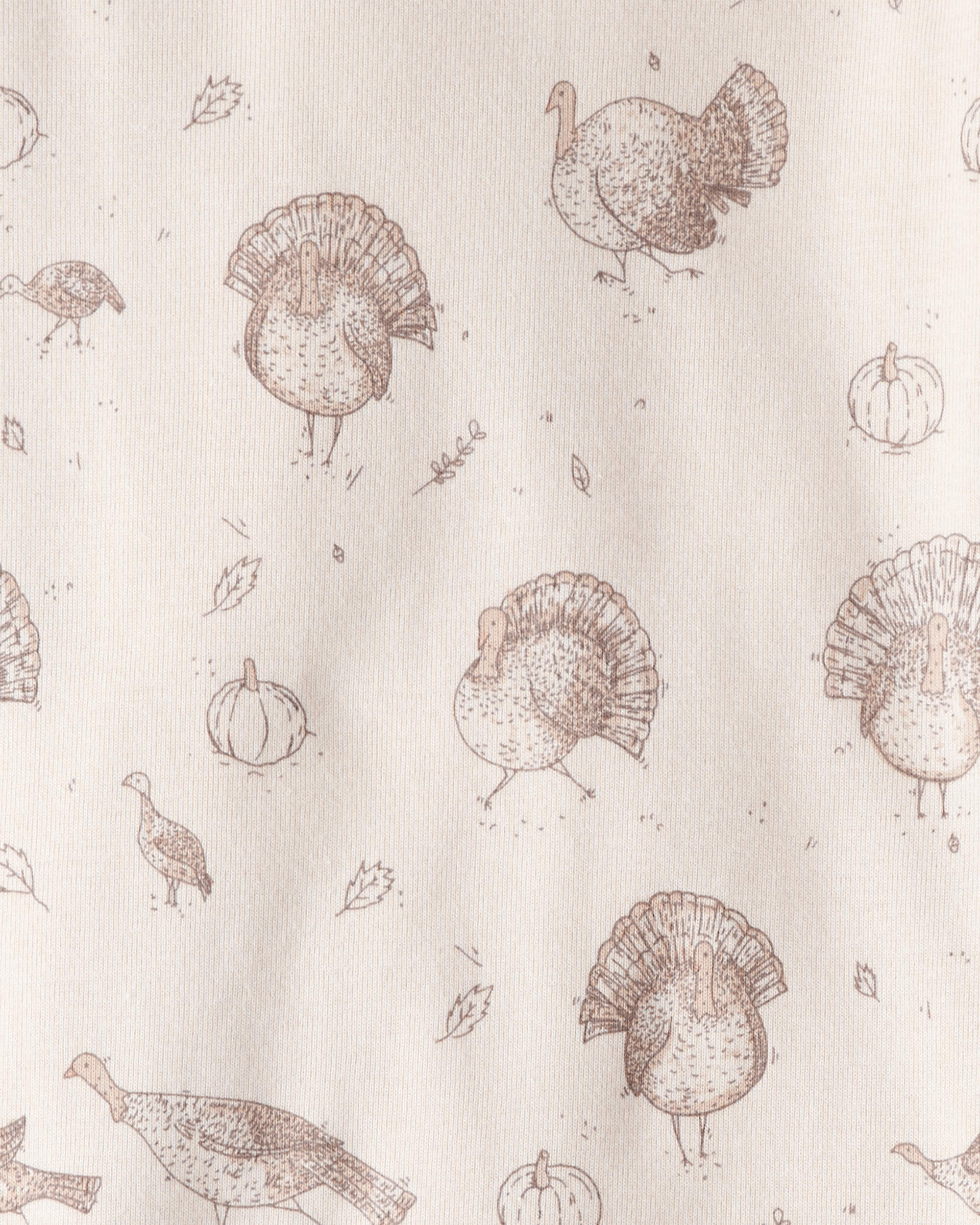 Kid Organic Cotton Pyjamas Autumn Grove Print