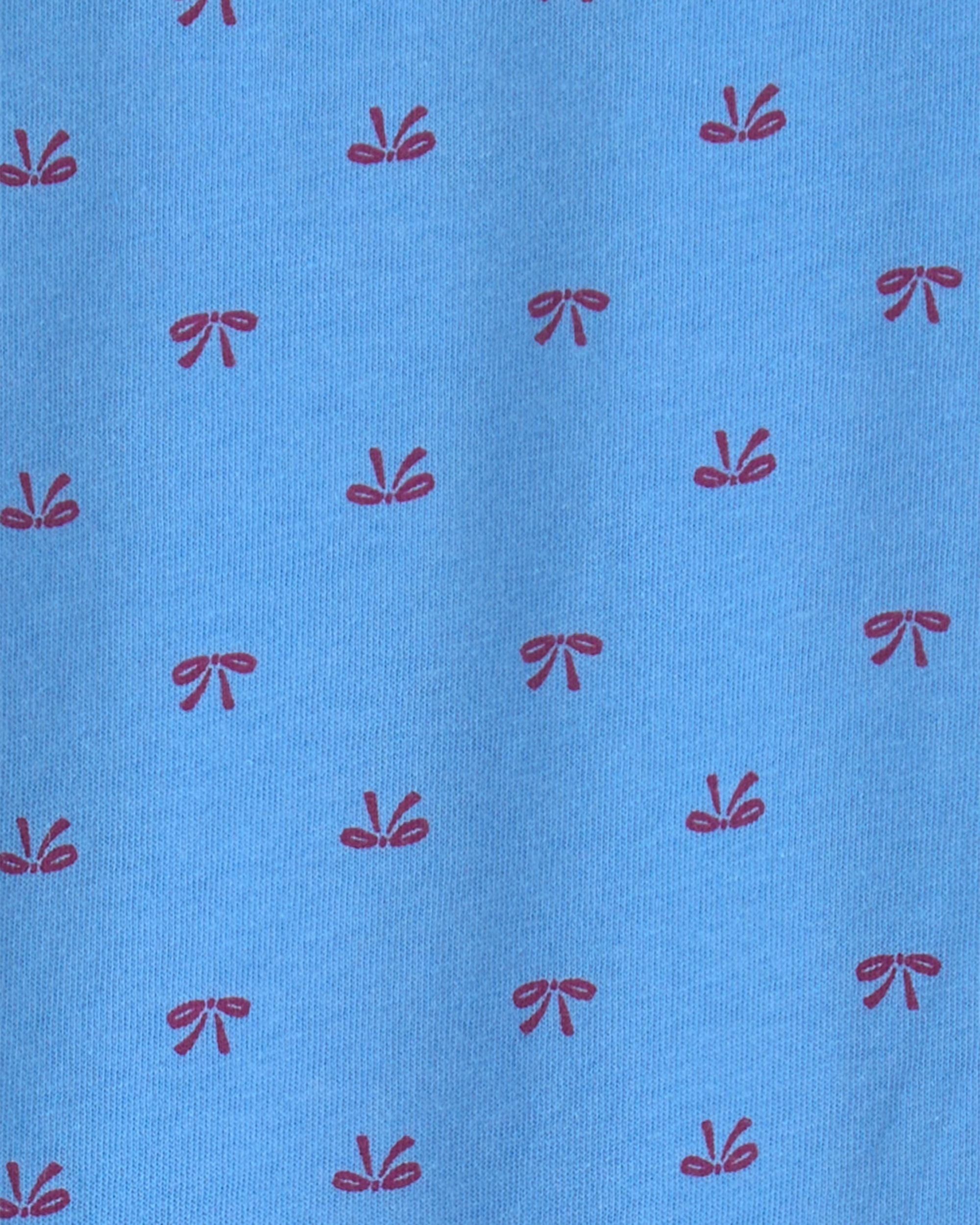 Toddler Girl Bow Long-Sleeve Top - Blue