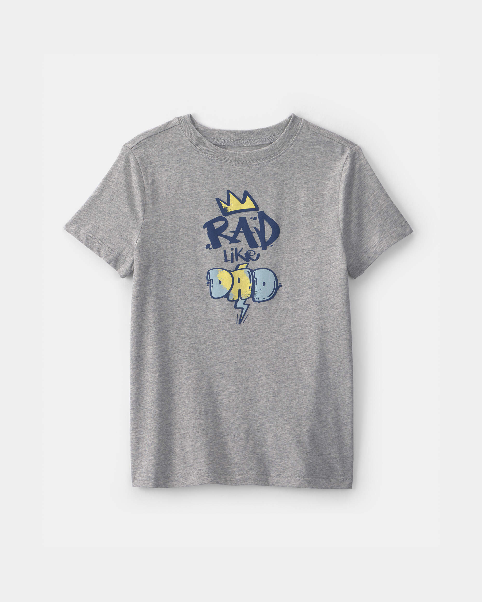 Boys 'Rad Like Dad' Graphic Tee - Grey