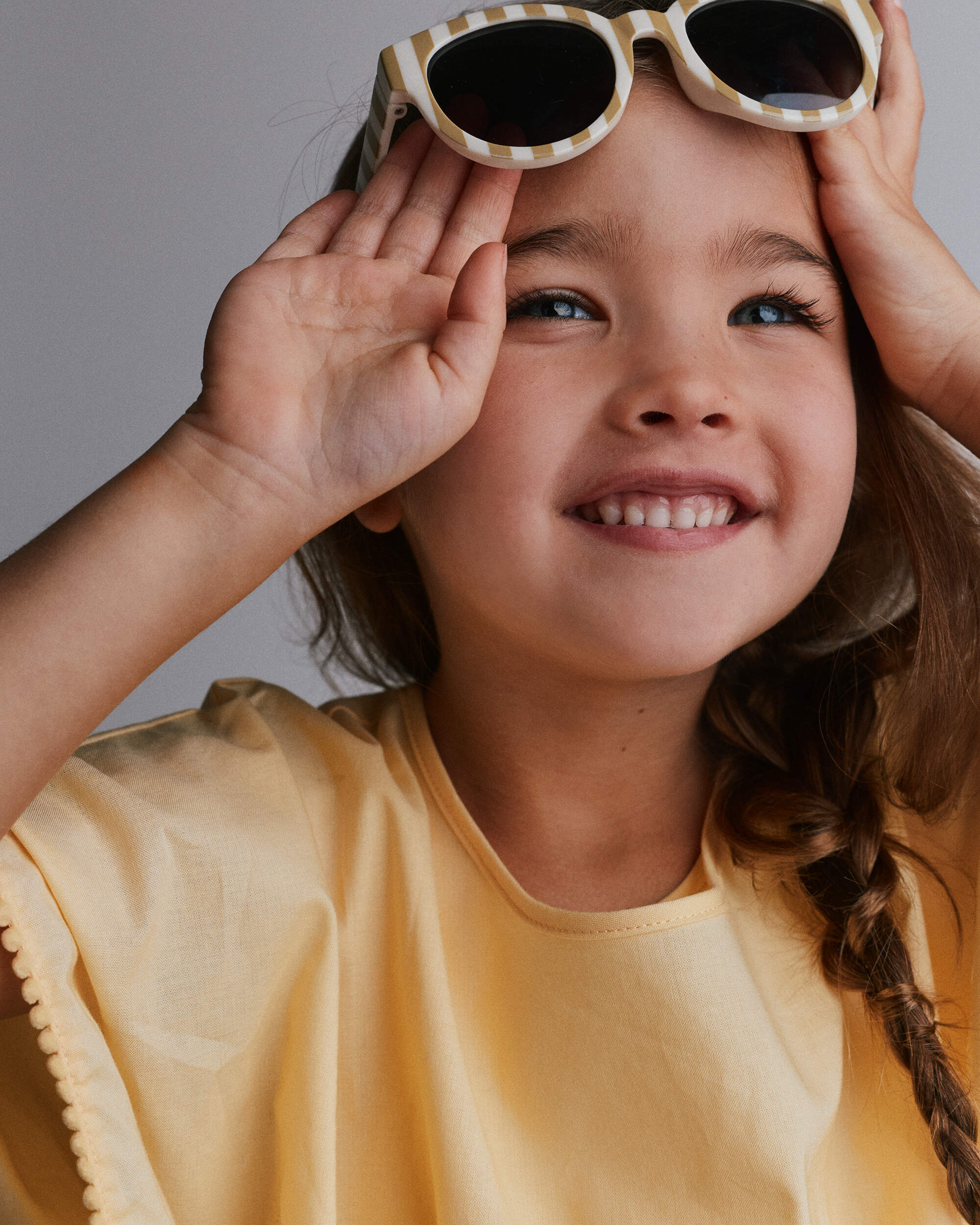 Toddler Girl Pom-Pom Swim Coverup - Yellow