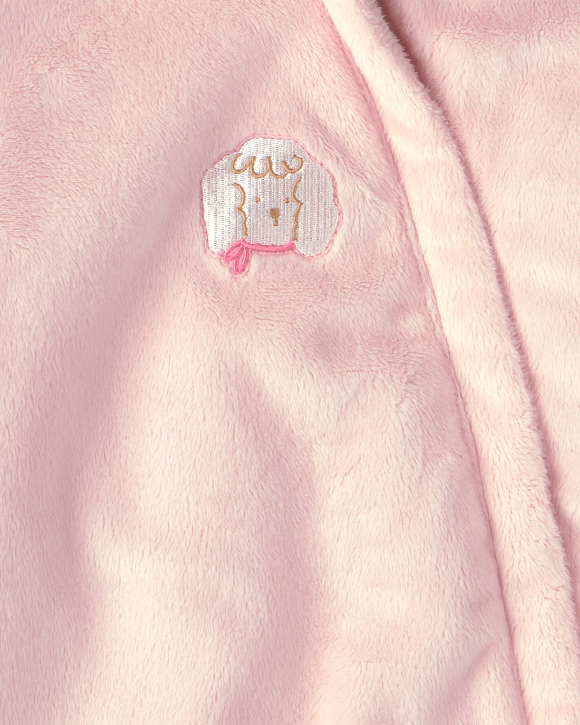 Baby Girl Velboa Prambag- Pink