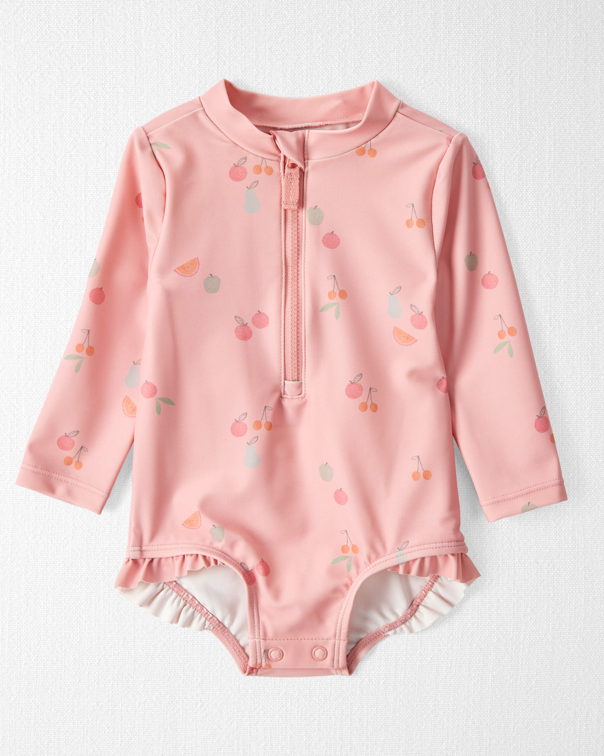 Baby Girl Recycled Ruffle Swimsuit