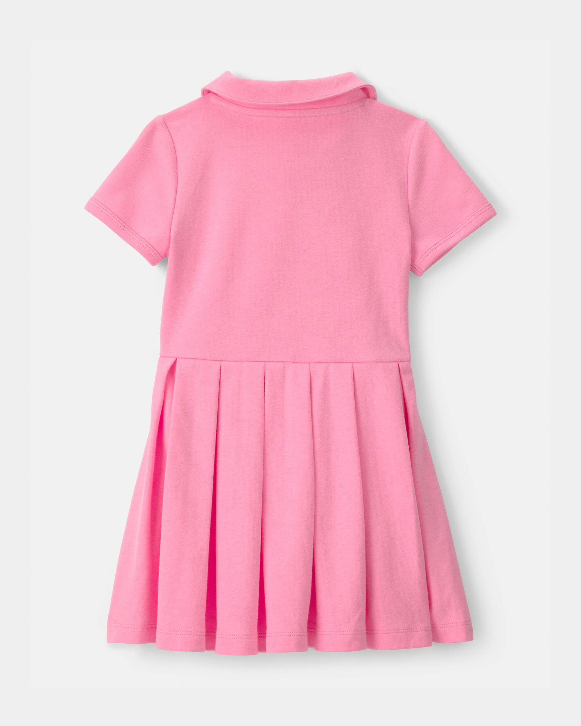 Toddler Girl Pleated Tennis Dress - Pink