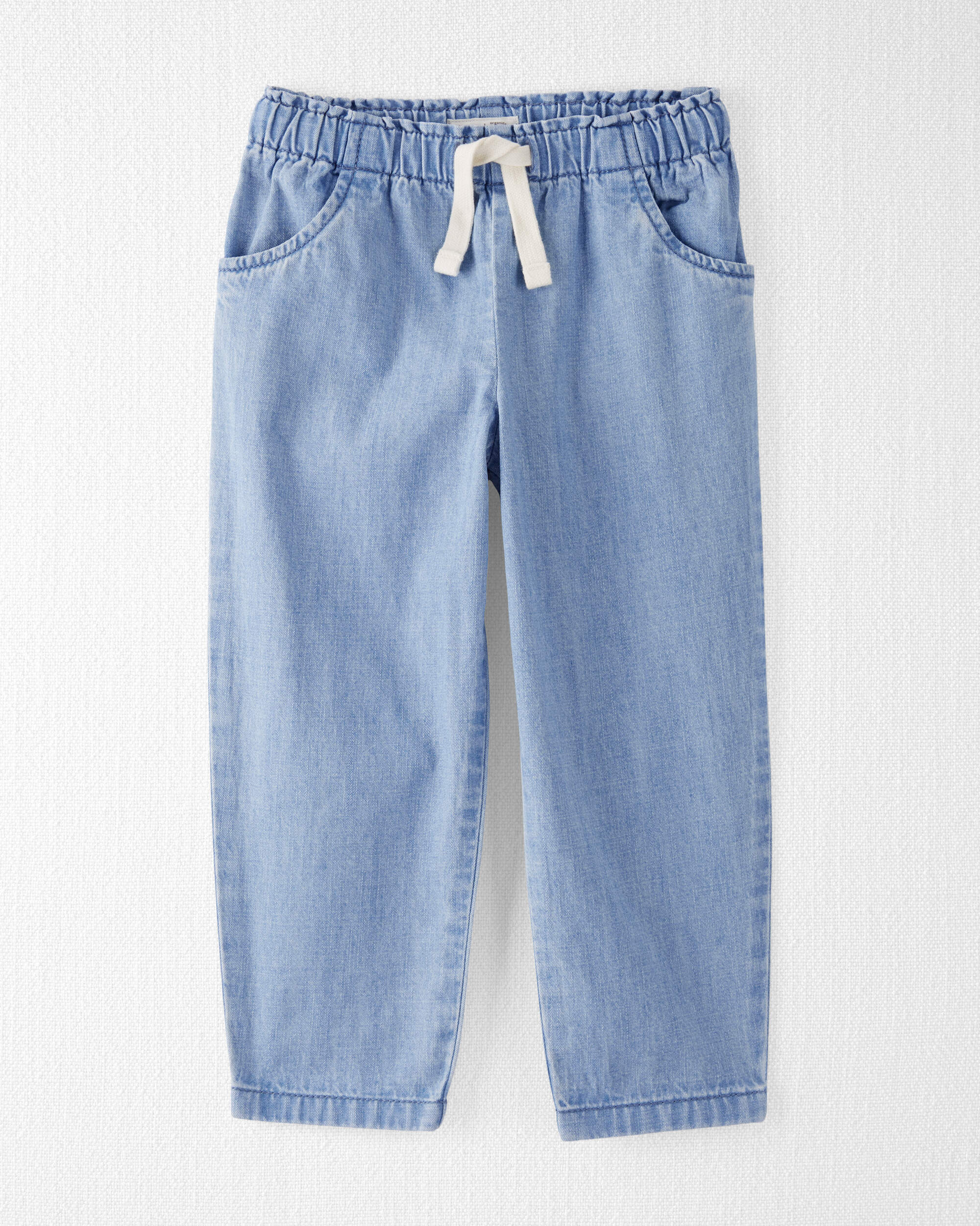 Toddler Boy Organic Cotton Chambray Pants
