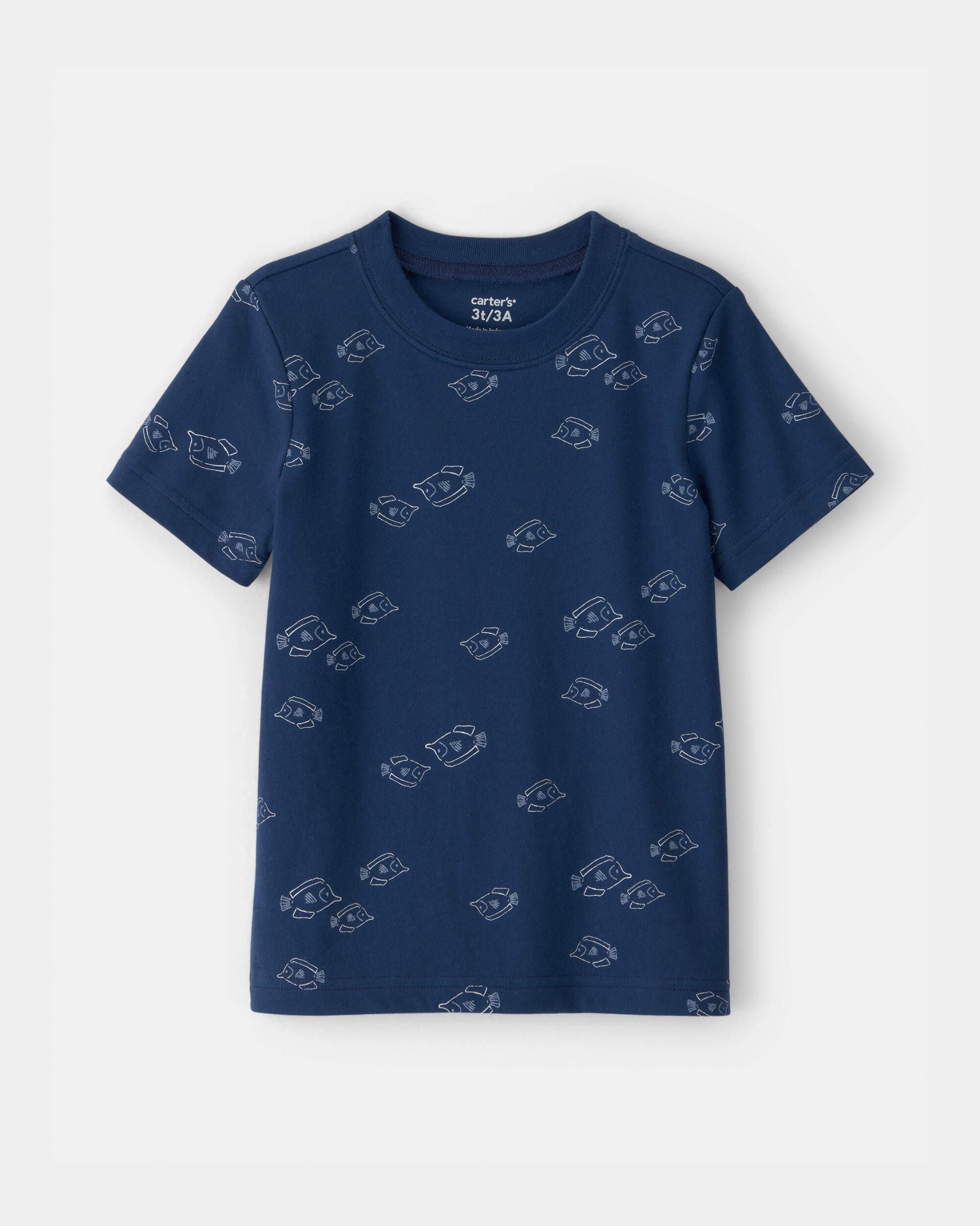 Toddler Boy Fish T-Shirt - Blue