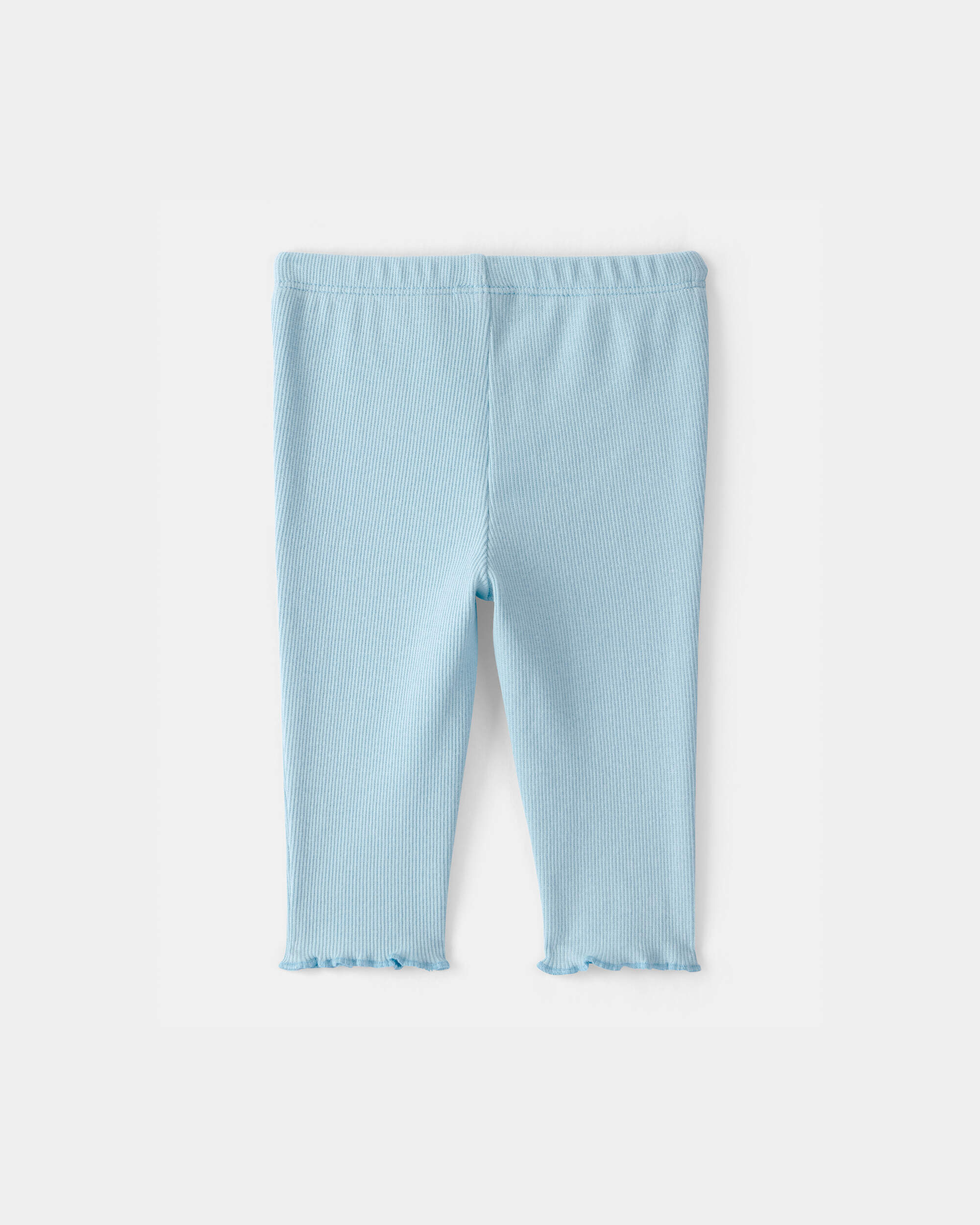 Baby Girl Rib Pants - Blue