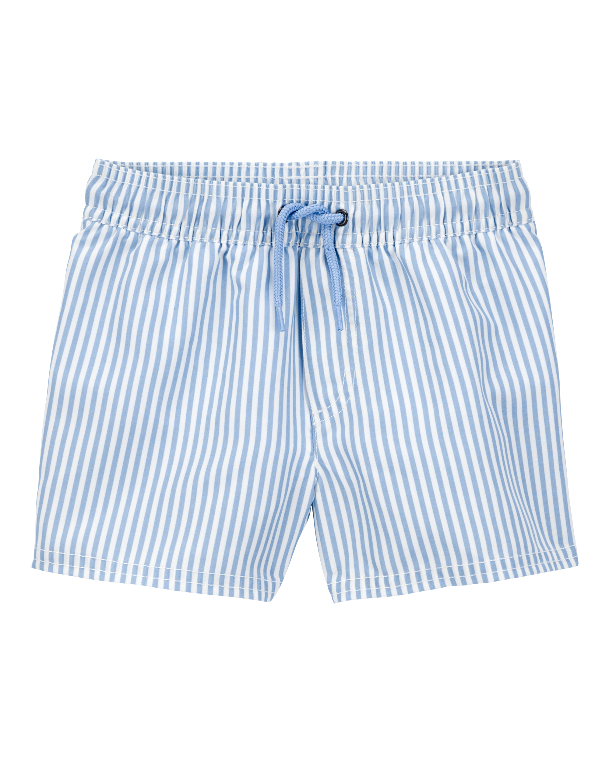 Toddler Striped Swim Trunks - Blue