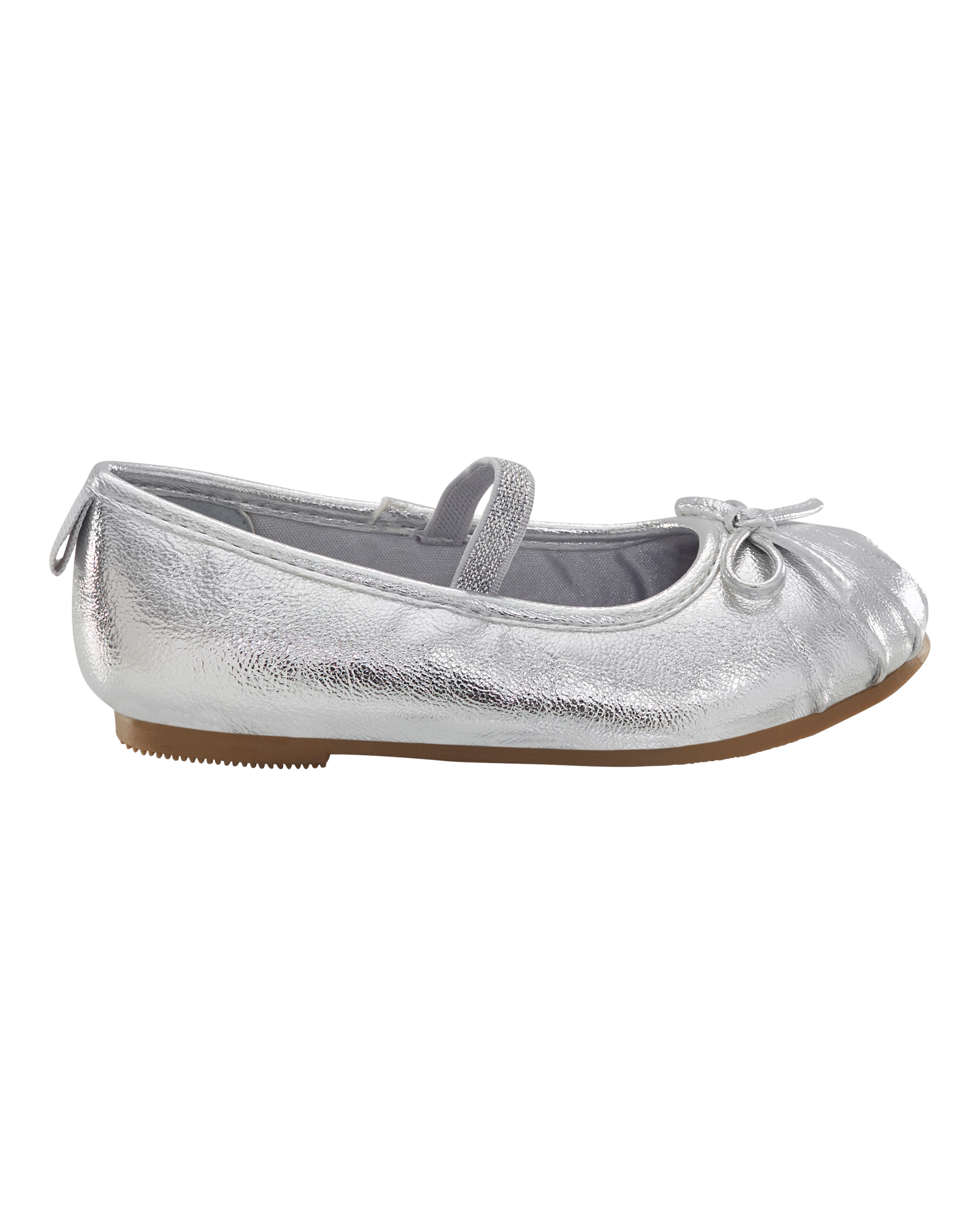 Toddler Ballet Slippers - Silver