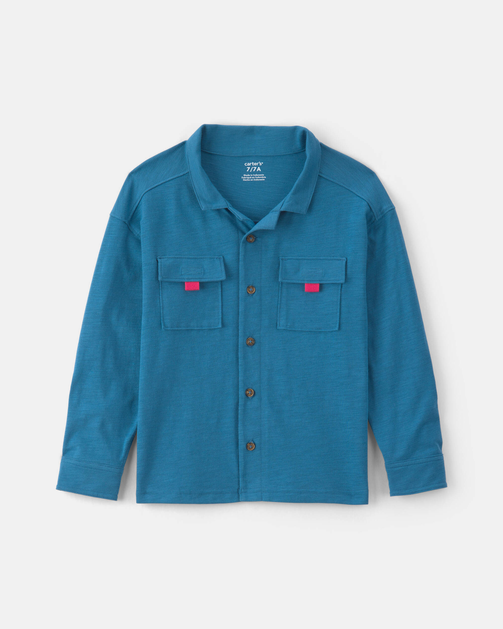 Boys Button-Down Shirt - Blue
