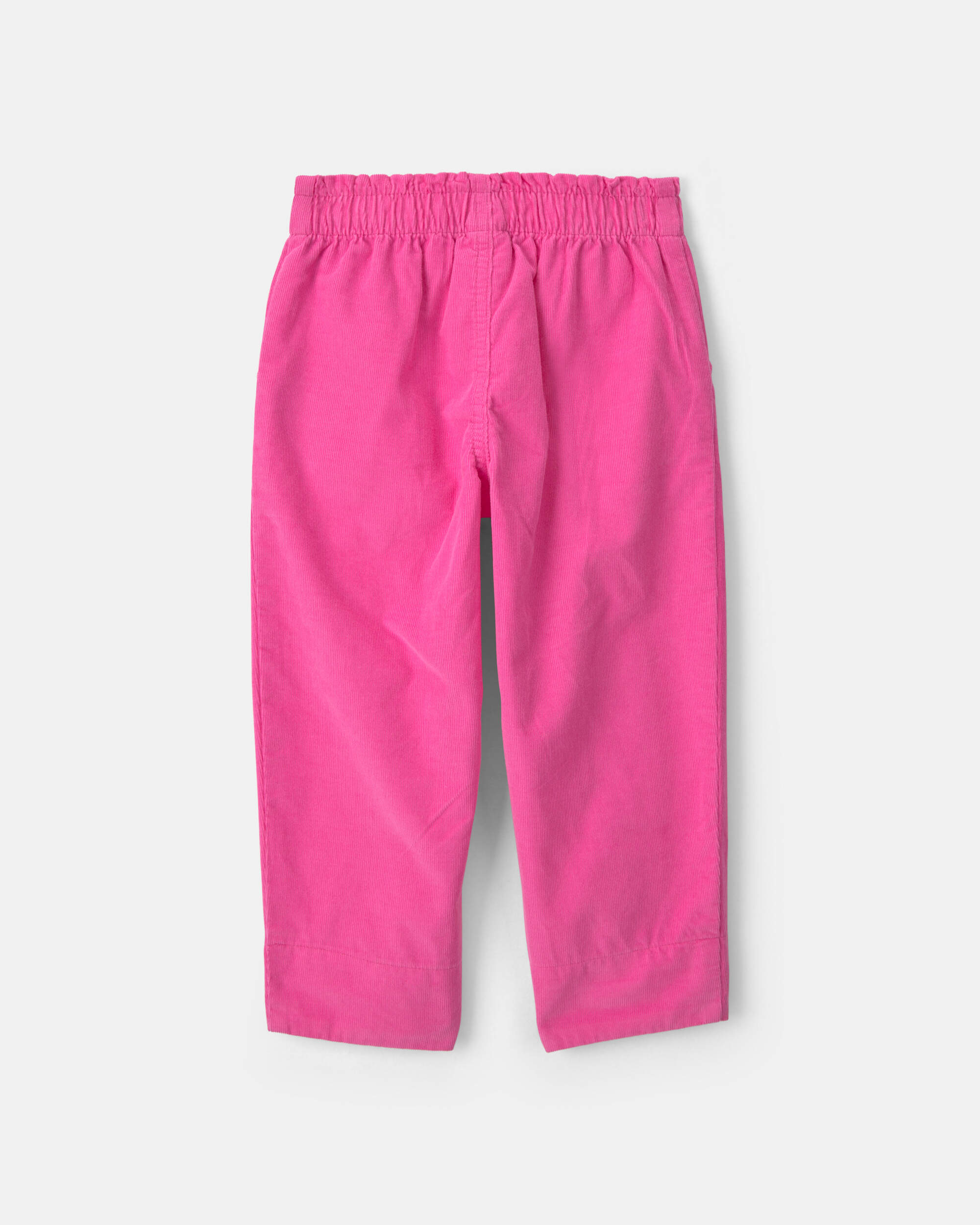 Toddler Girls' Floral Corduroy Pull-On Pants - Pink