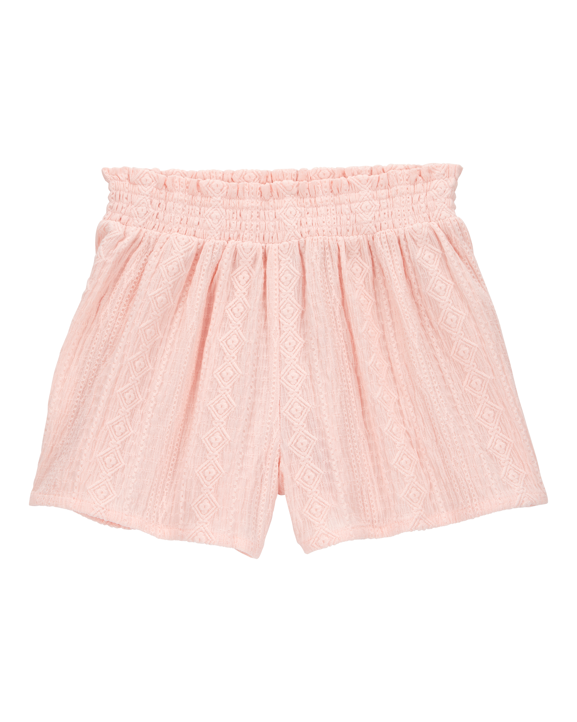 Kid Pull-On Smocked Shorts