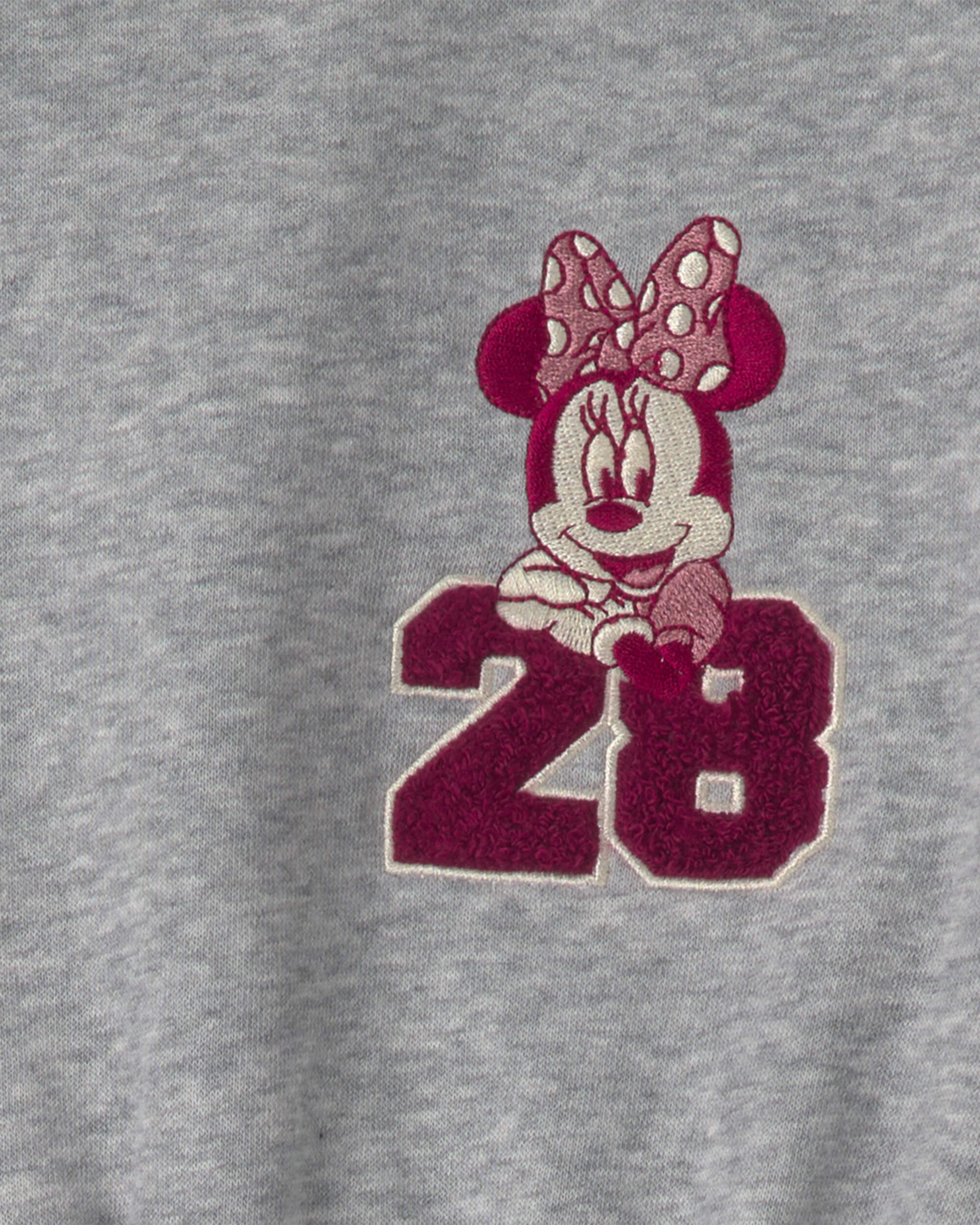 Girls Disney© Minnie Colour Block Long-Sleeve Dress - Grey