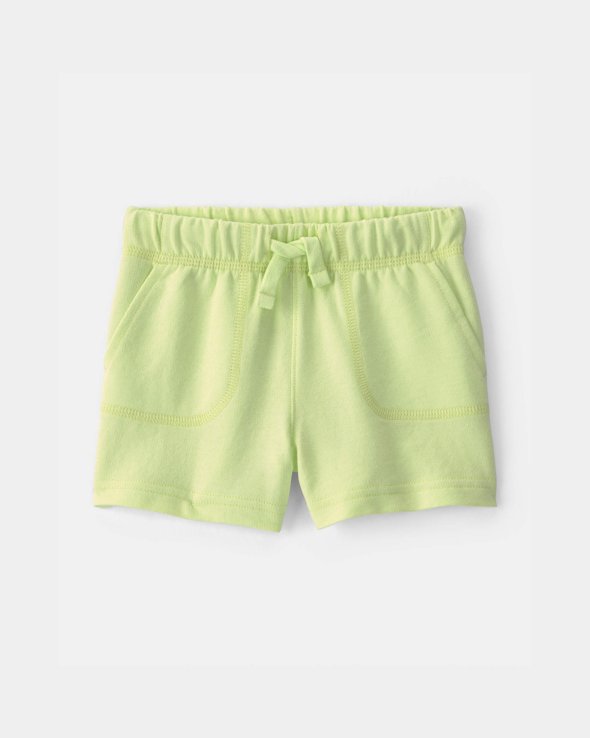 Baby Boy French Terry Shorts - Green