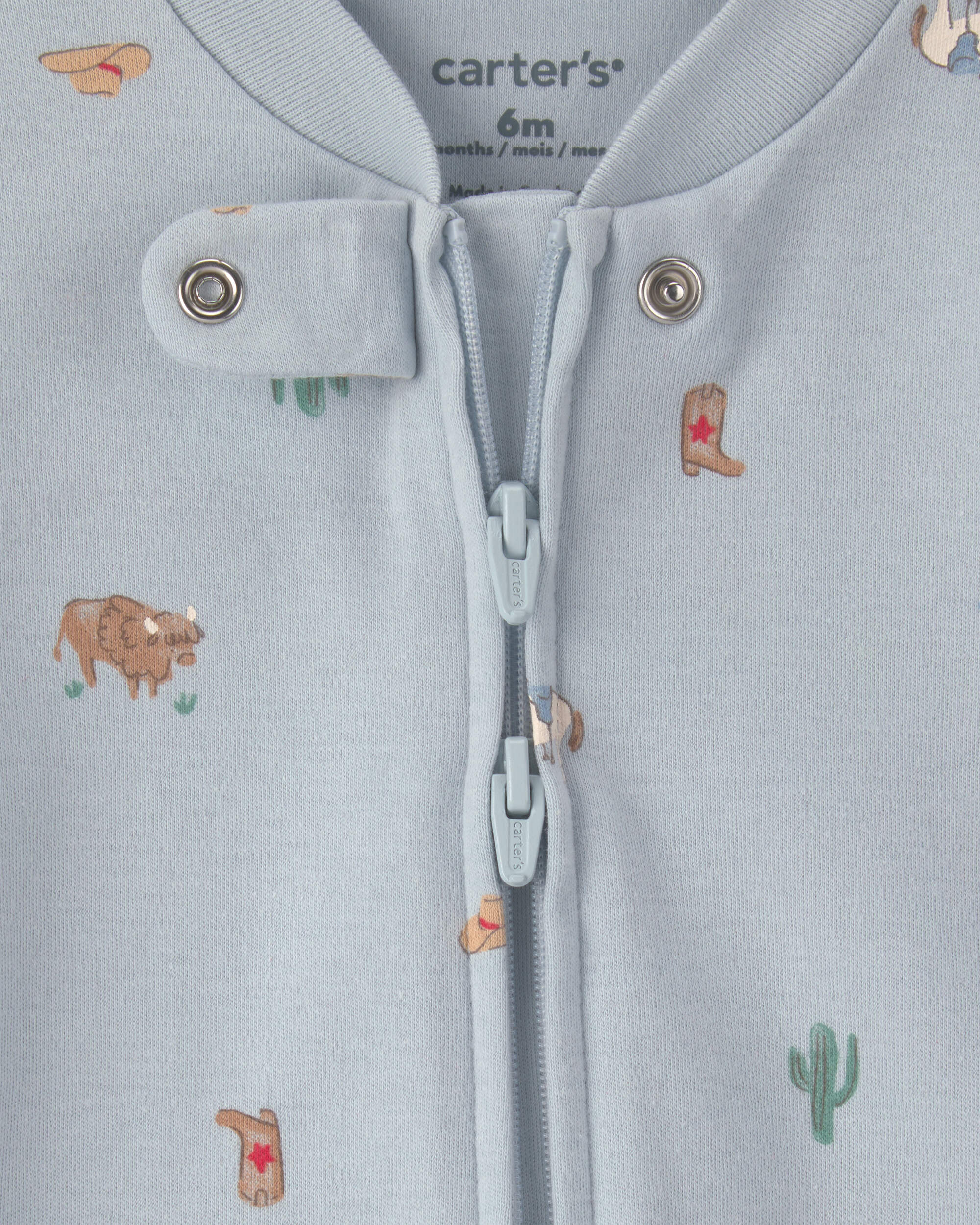 Baby Western Snug Fit Sleeper - Blue