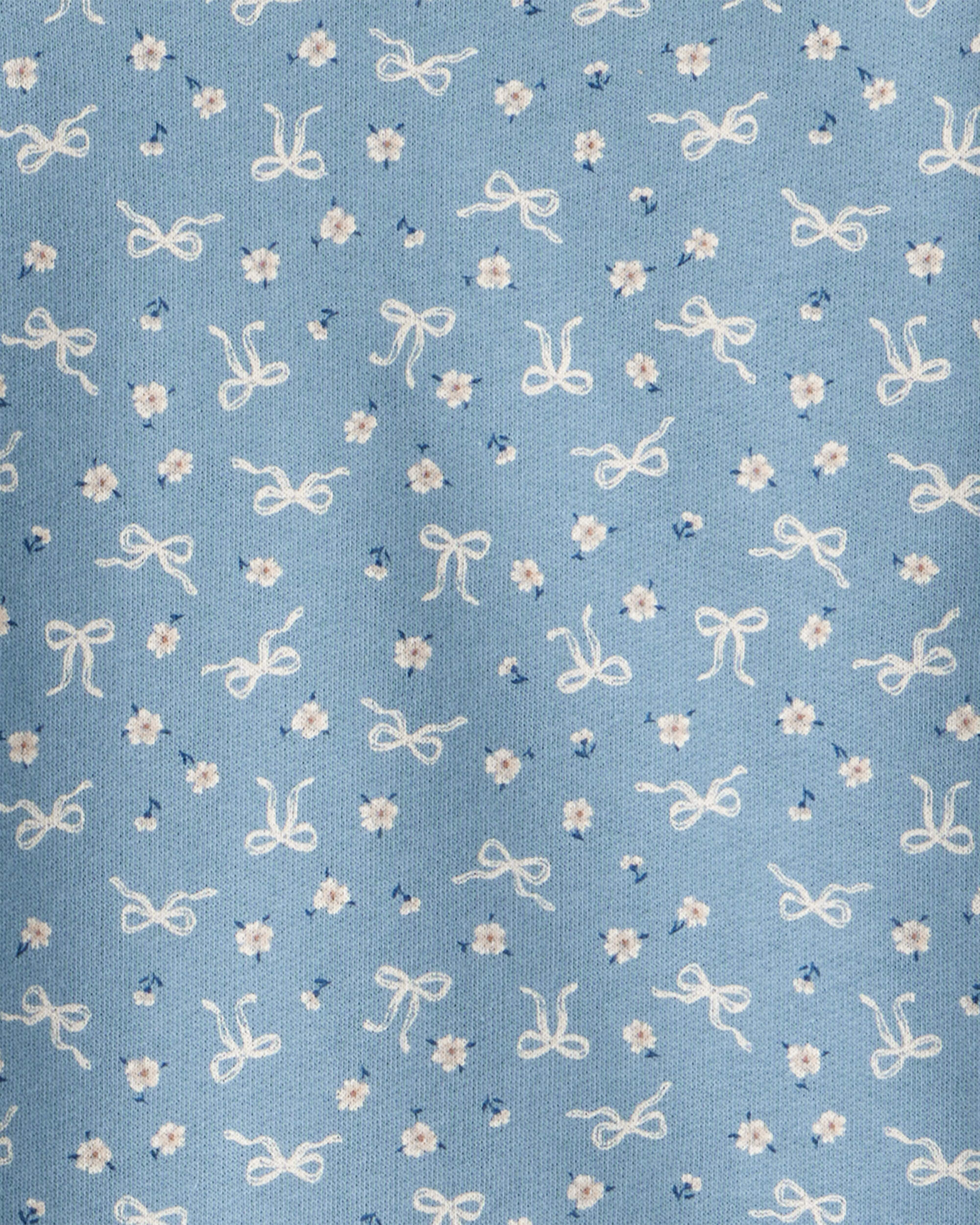 Toddler Girl 2-Piece Bow Crewneck and Corduroy Wide Leg Pants