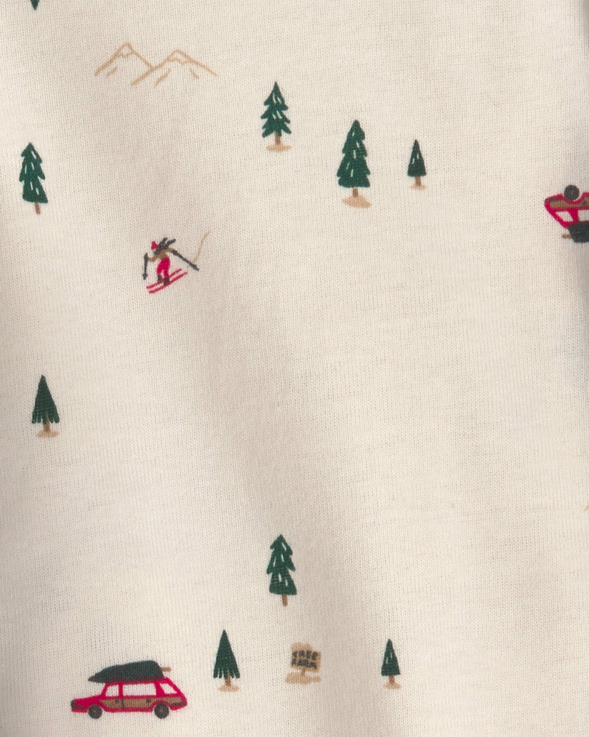 Baby Boy 3-Piece Christmas Fleece Layering Set - Red/Black/Cream