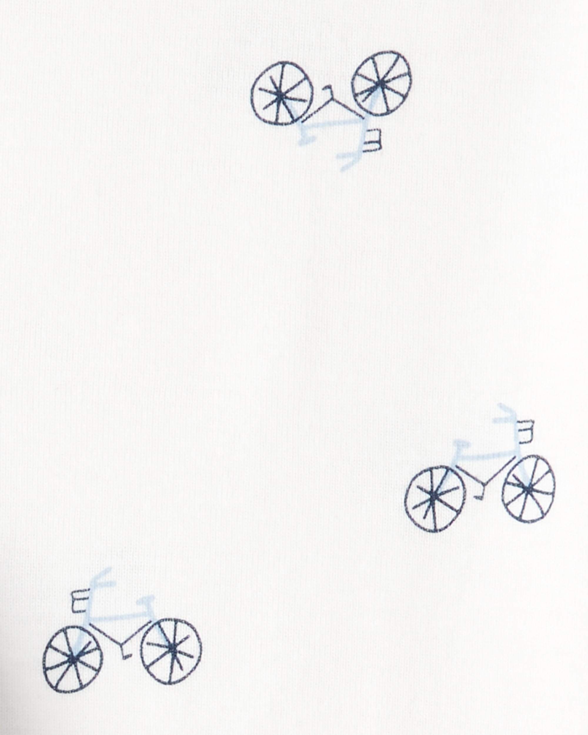 Baby Boy 3-Piece Bicycle Quilted Jacket Outfit Set - Navy