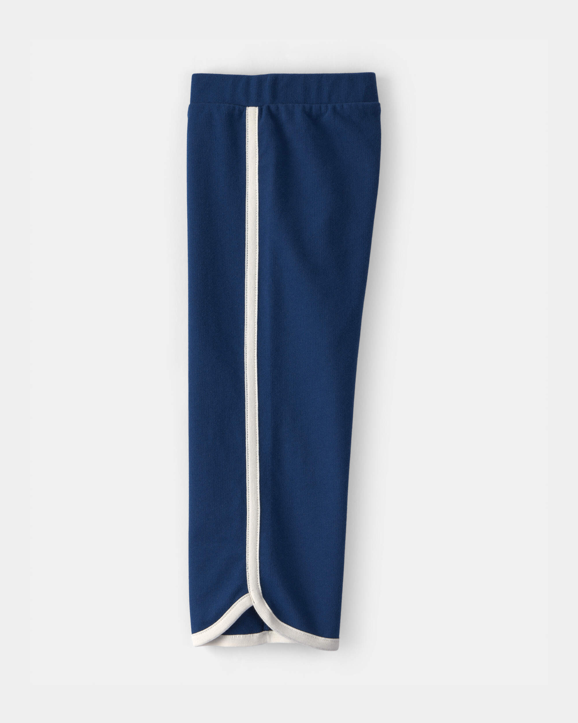 Toddler Girl French Terry Wide-Leg Pants - Blue