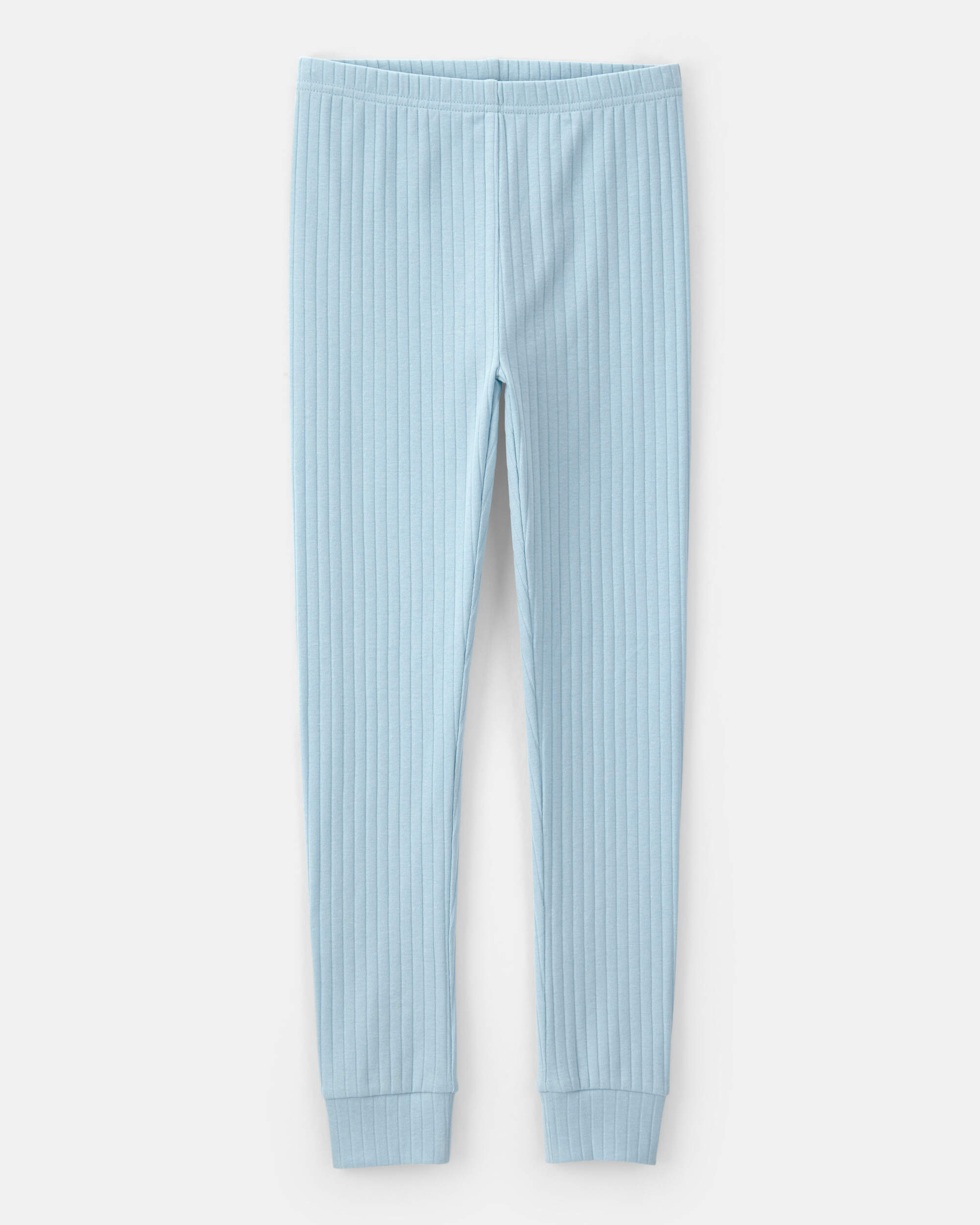 Boys Rib Snug Fit 2-Piece Pyjama Set - Blue