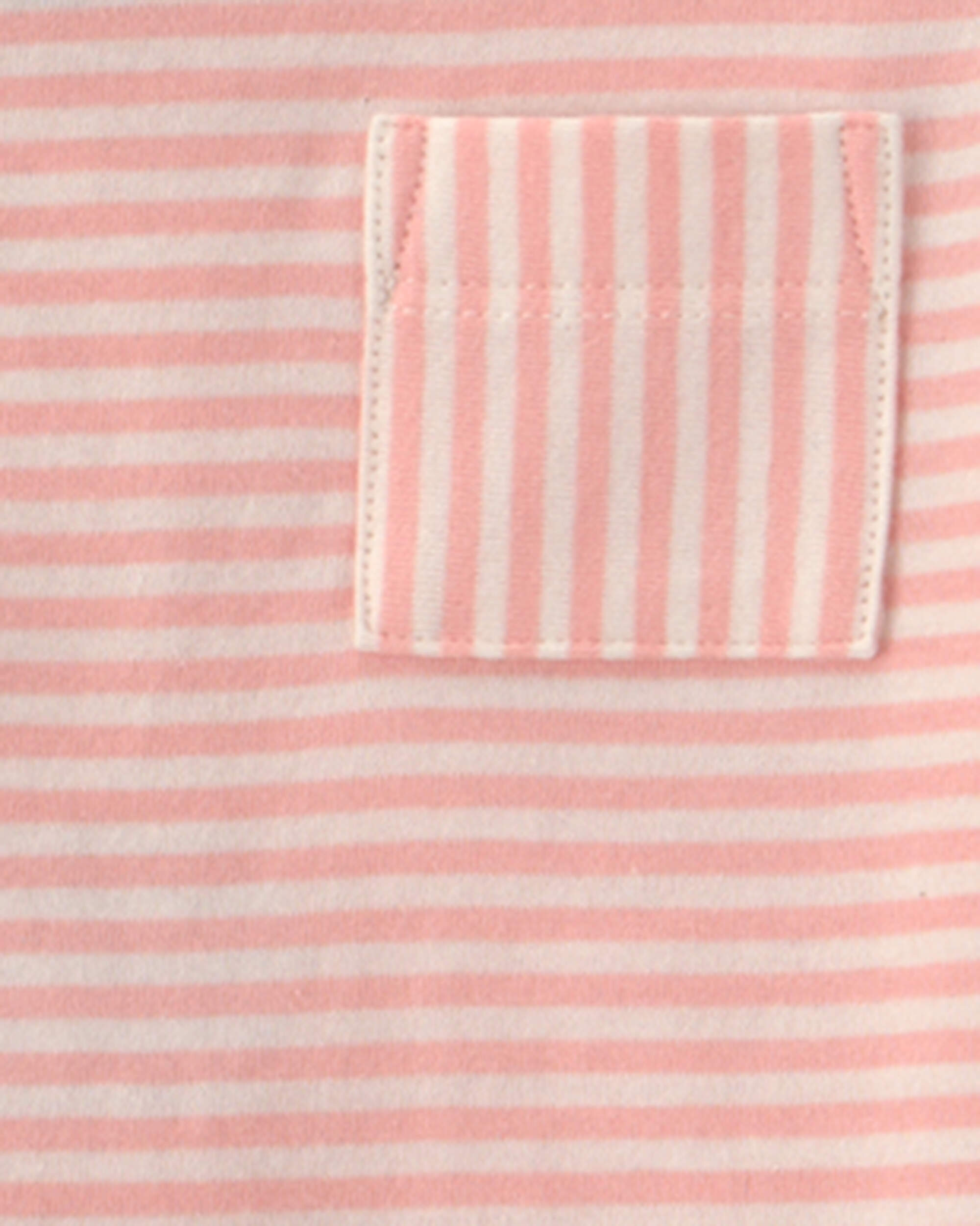 Baby Girl 4-Piece Crab Top & Short Set - Pink