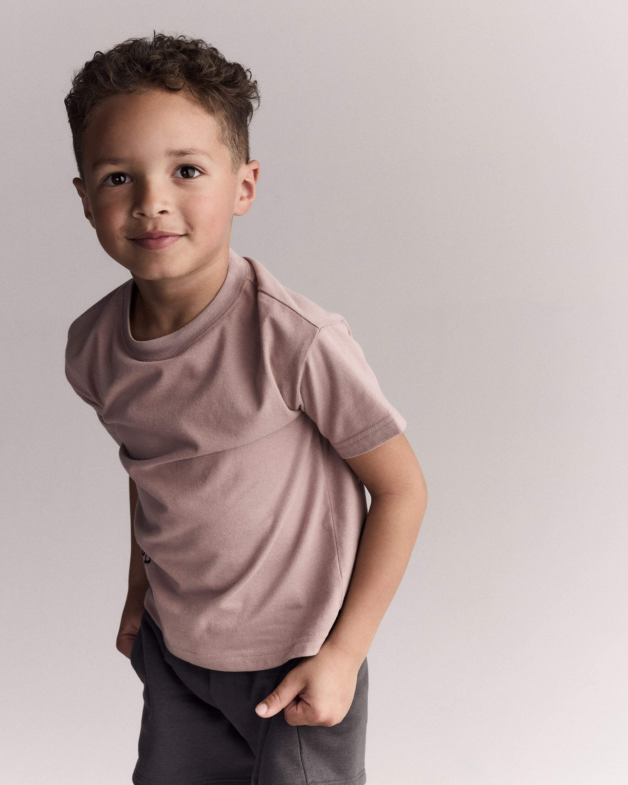 Toddler Relaxed Tee - Mauve