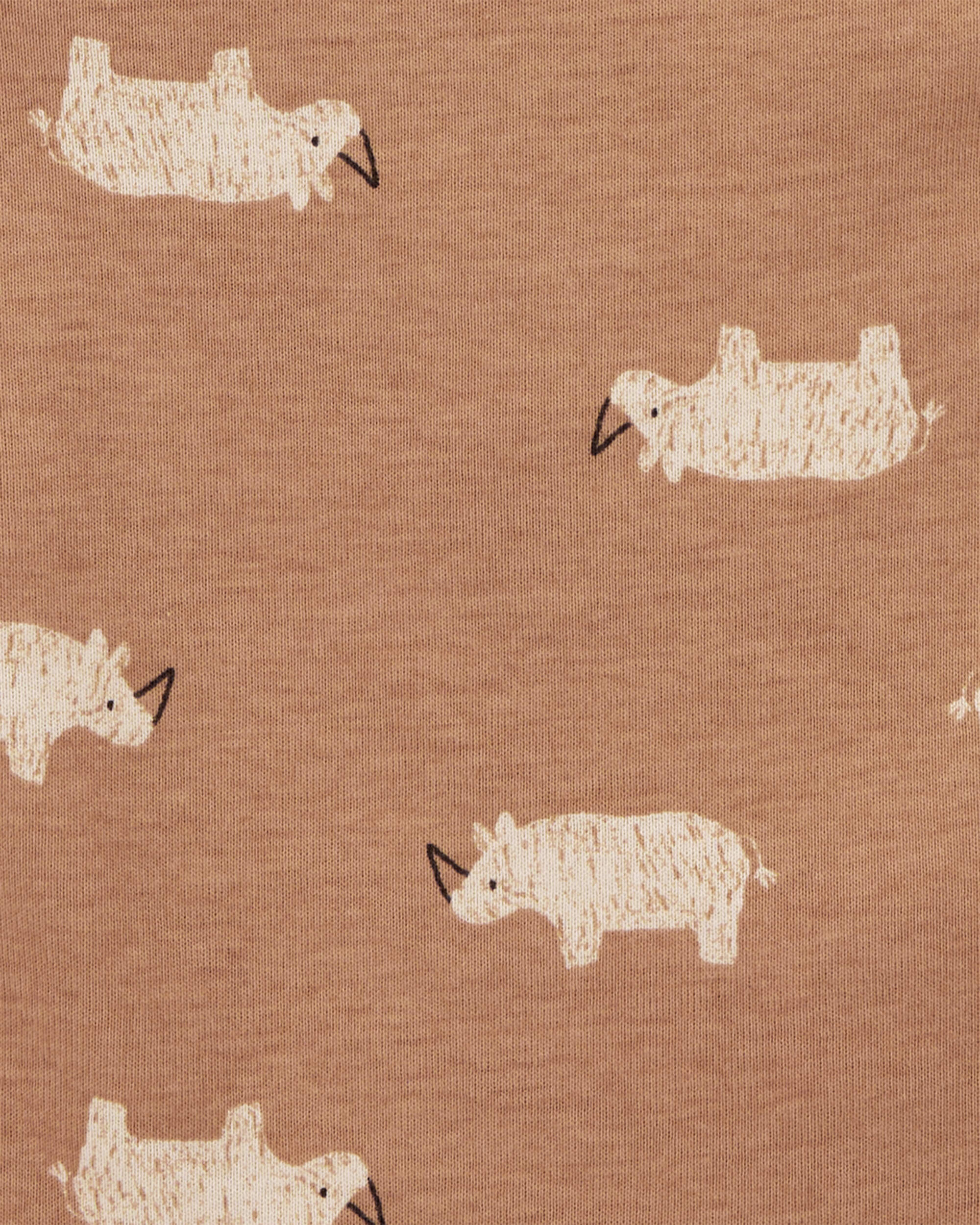 Baby Boy 5-Pack Animals Sleeveless Bodysuits