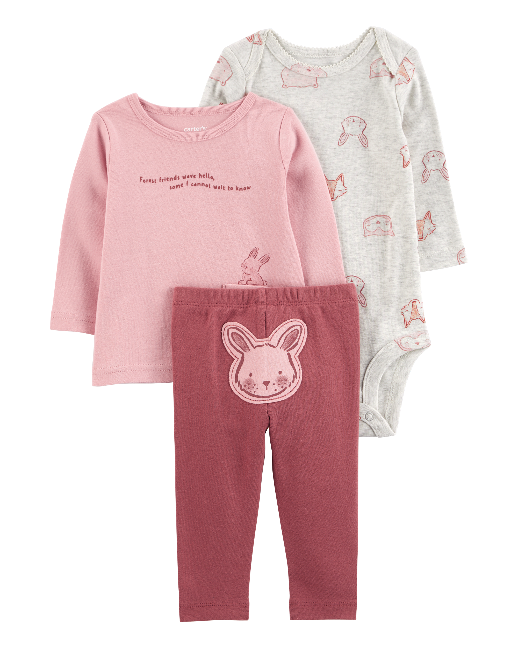 Baby 3-Piece Bunny Little Character Set