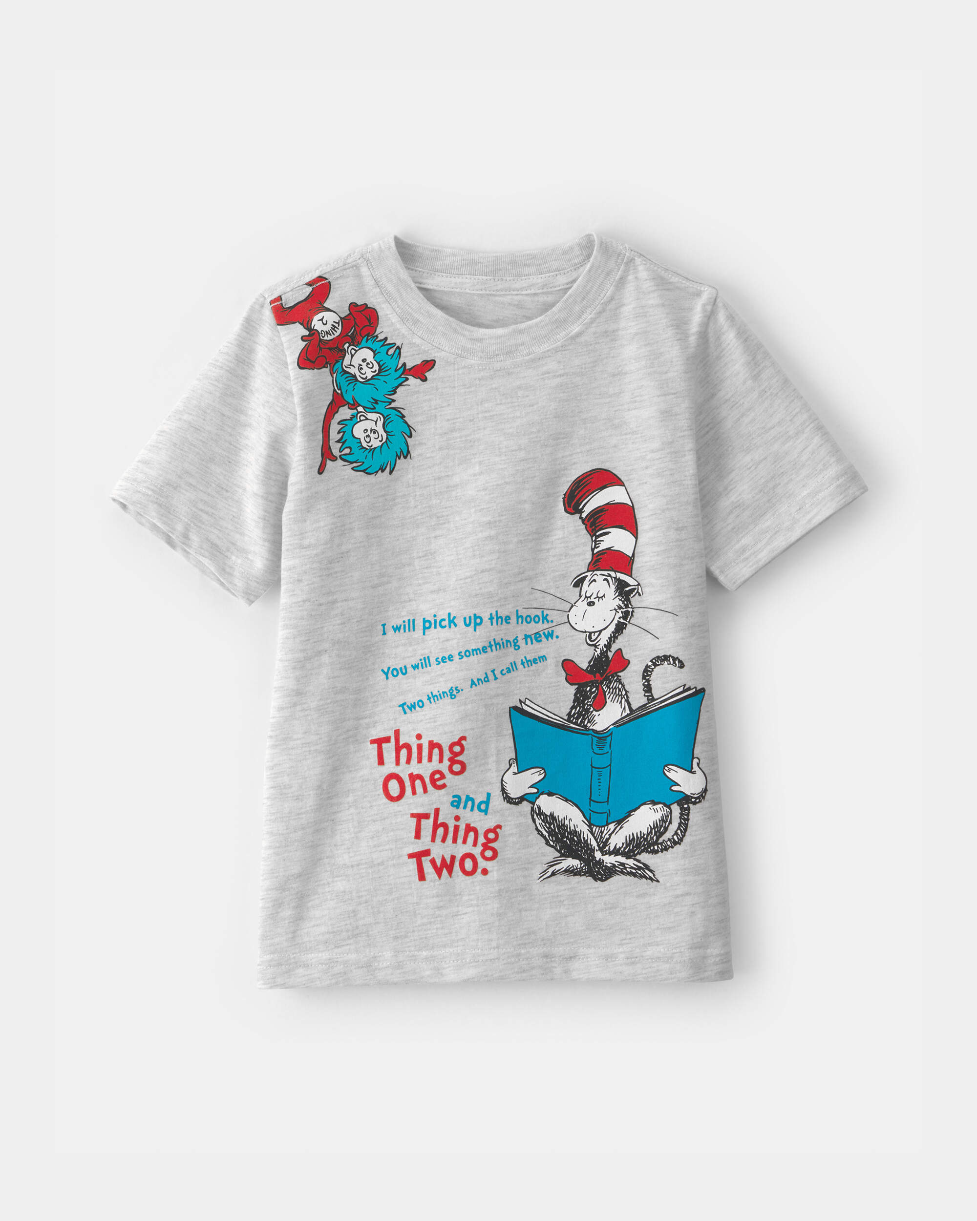 Toddler the Cat Hat™ Graphic Tee - Grey