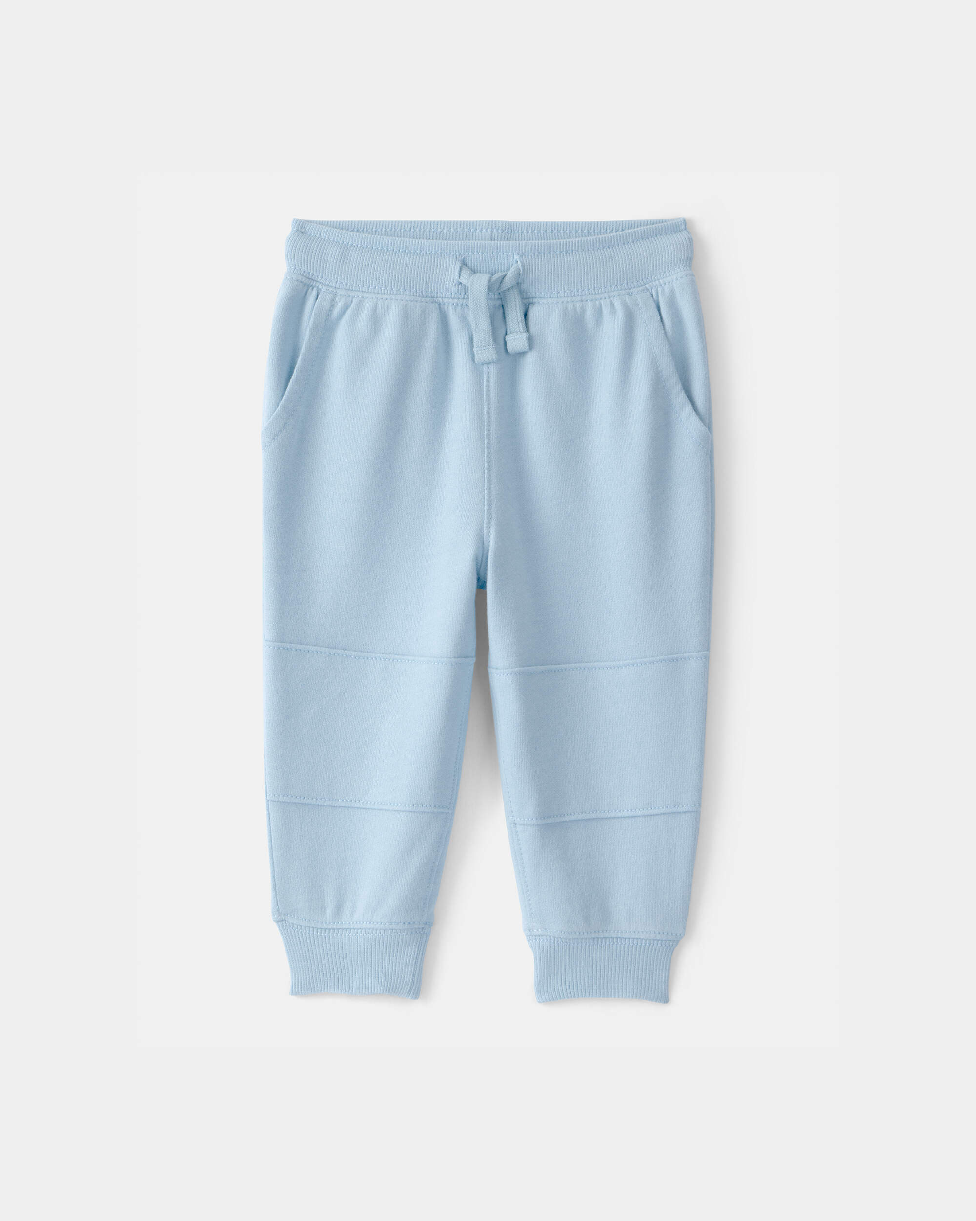 Baby Boy French Terry Joggers - Blue