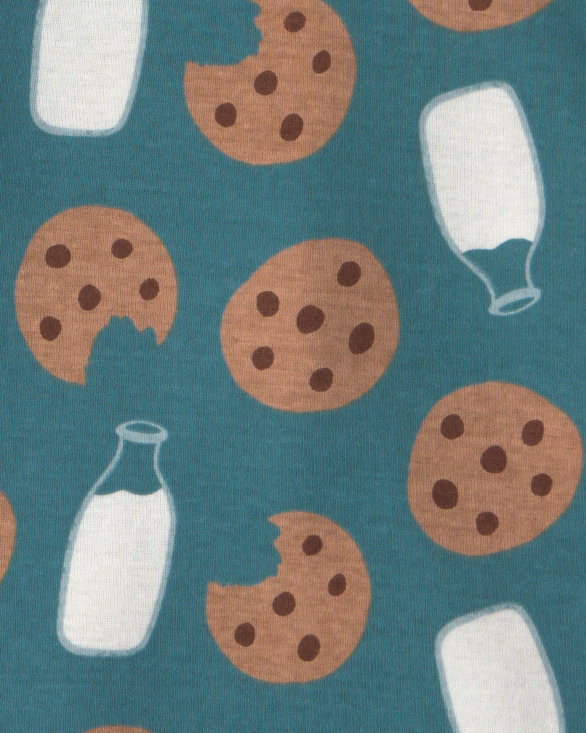 Baby Boy 5-Pack Milk & Cookies Short-Sleeve Bodysuits