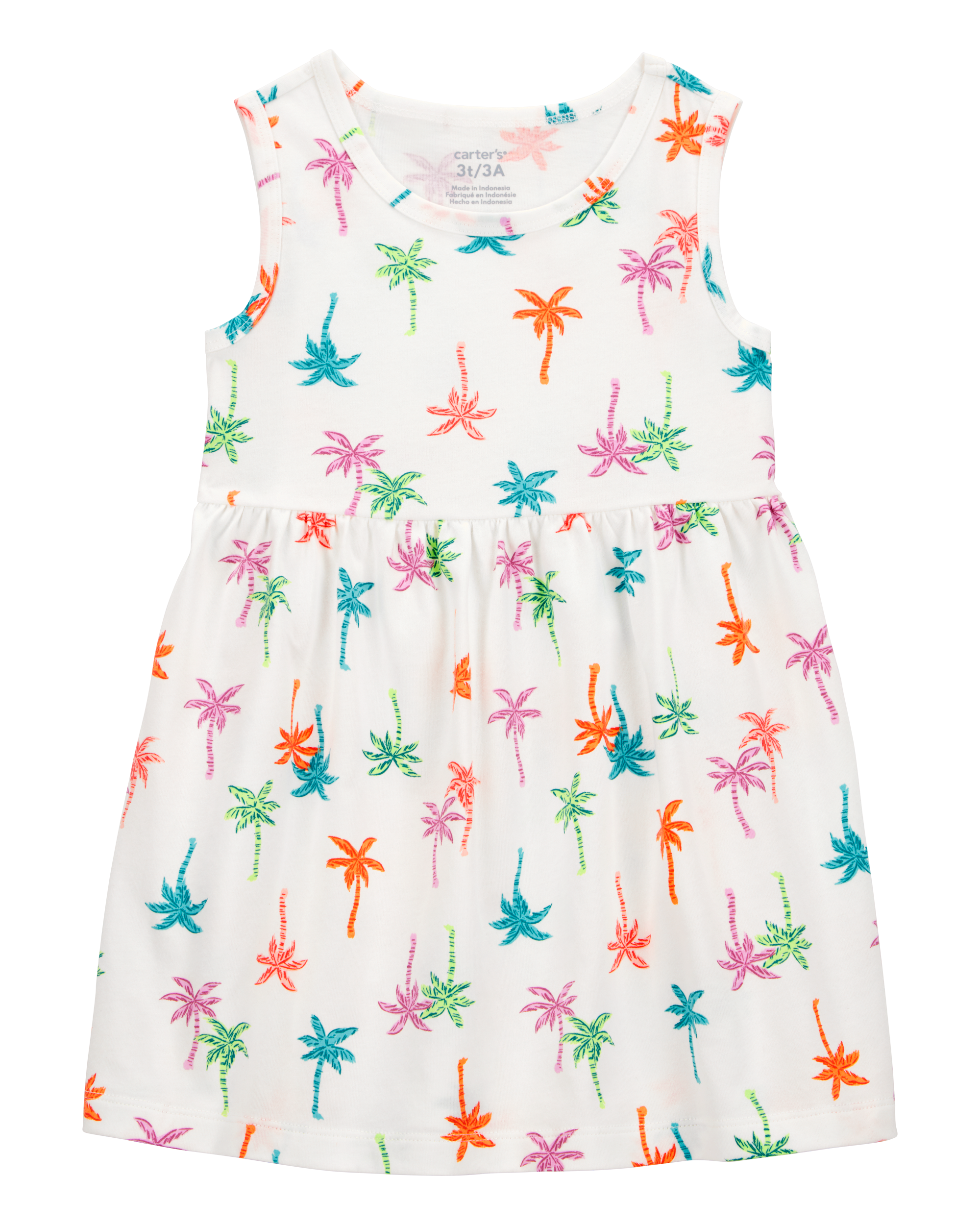 Toddler Palm Tree Tank Dress