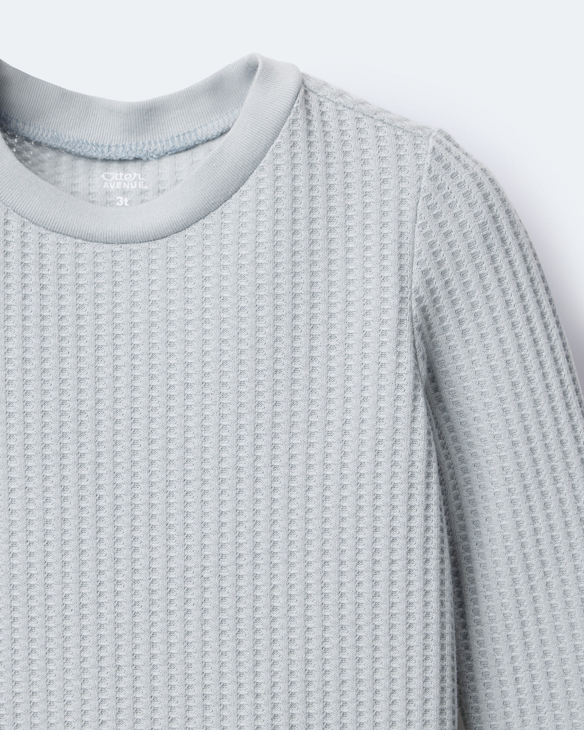 Toddler Long-Sleeve Relaxed Tee - Light Blue