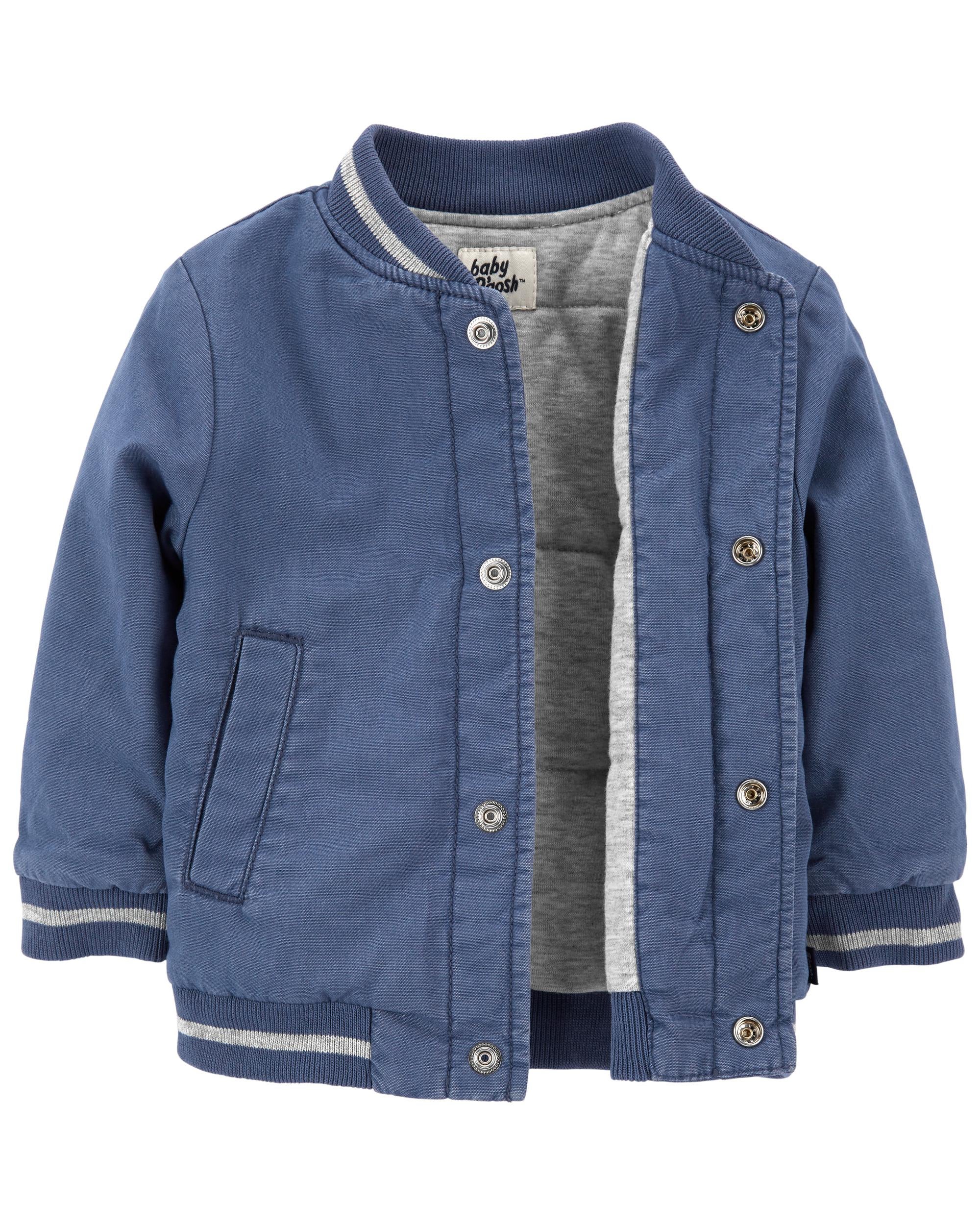 Blue Varsity Bomber Jacket Carter s Canada