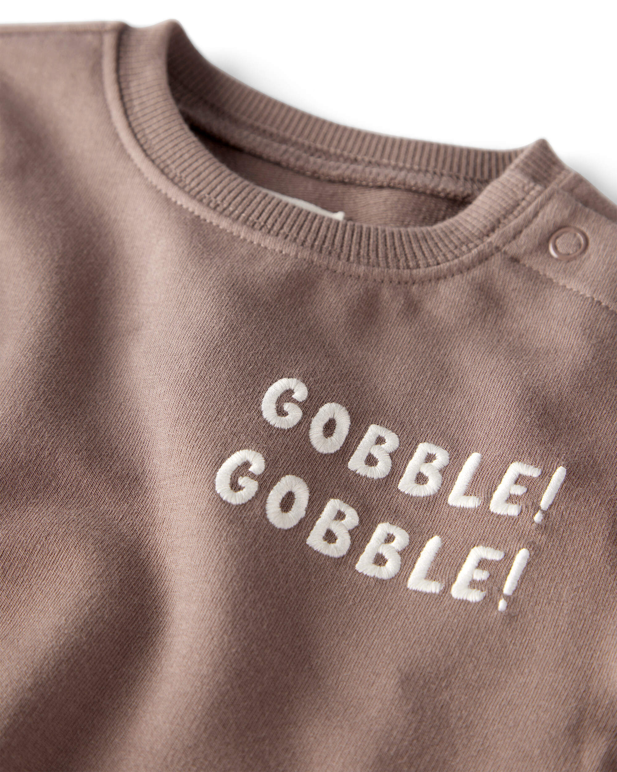 Baby Organic Cotton Gobble French Terry Bubble