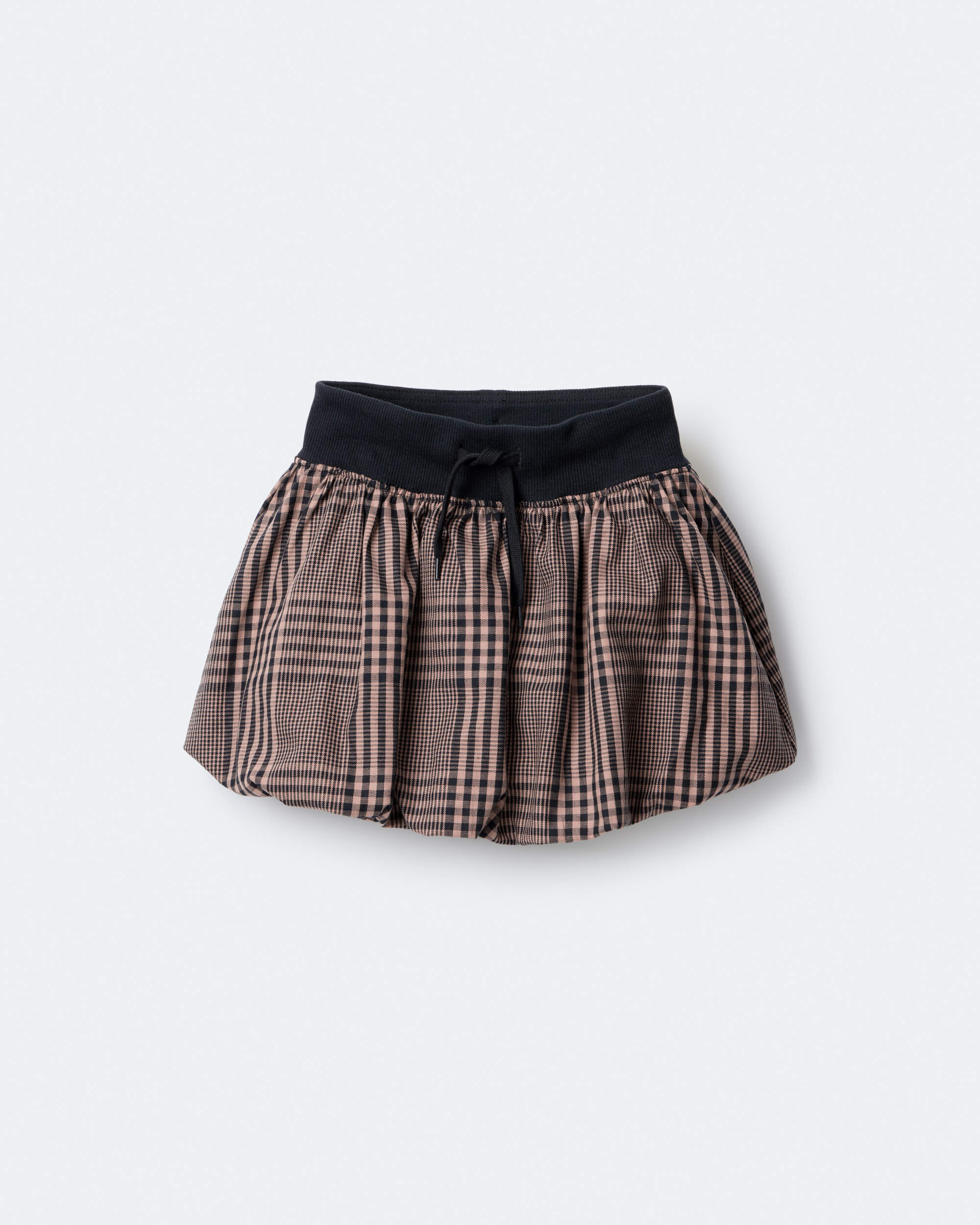Toddler Girl Bubble Skirt Plaid - Tan
