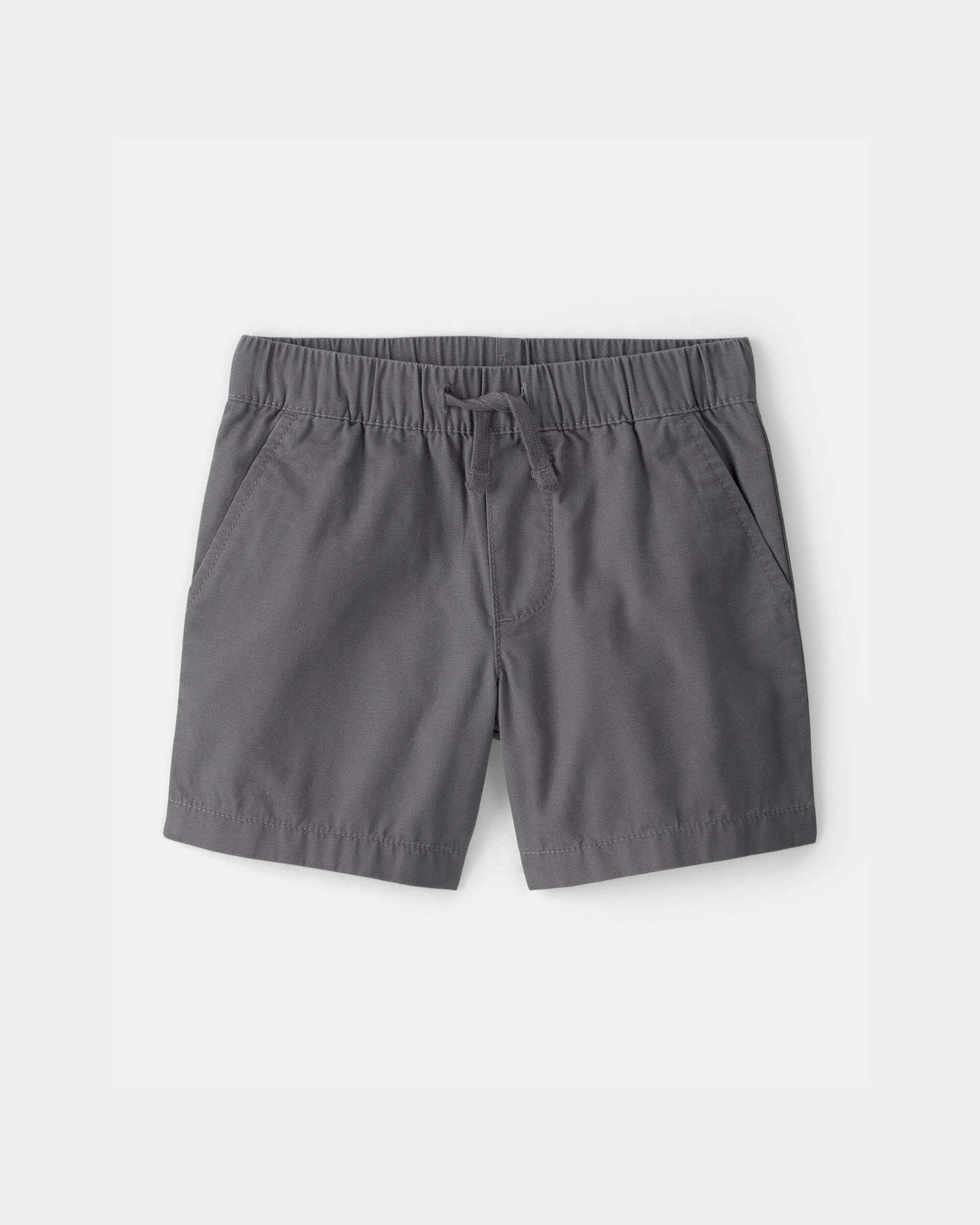 Toddler Boy Canvas Shorts - Grey