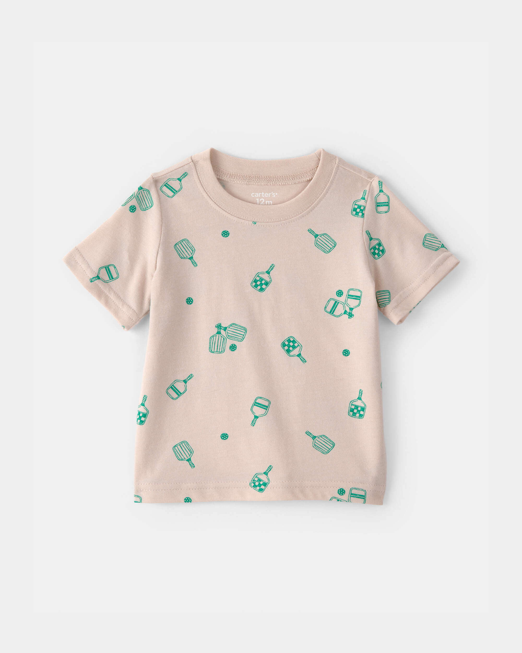 Baby Pickleball T-Shirt - Brown