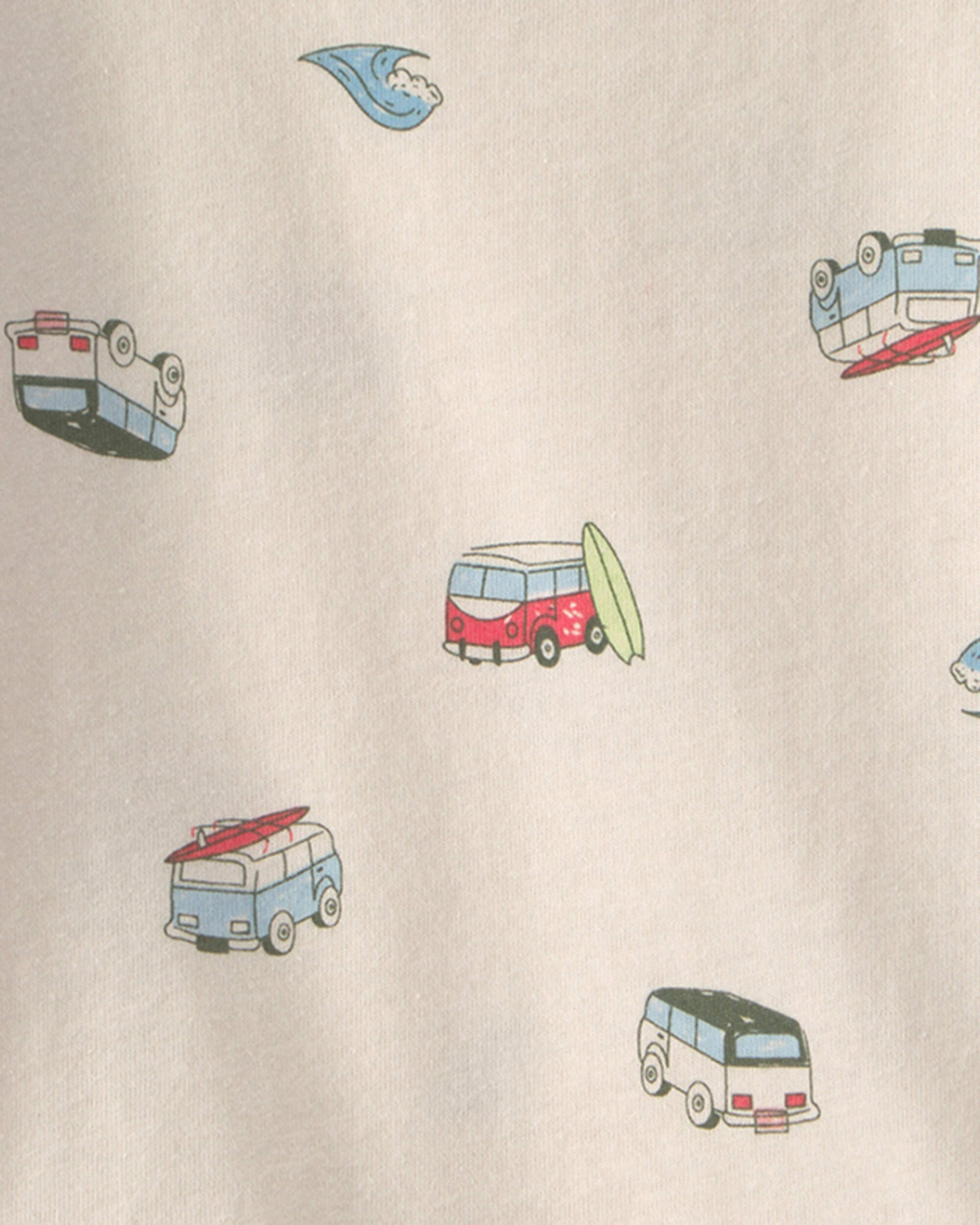 Baby 2-Piece Beachy Van Shortall Set - Blue