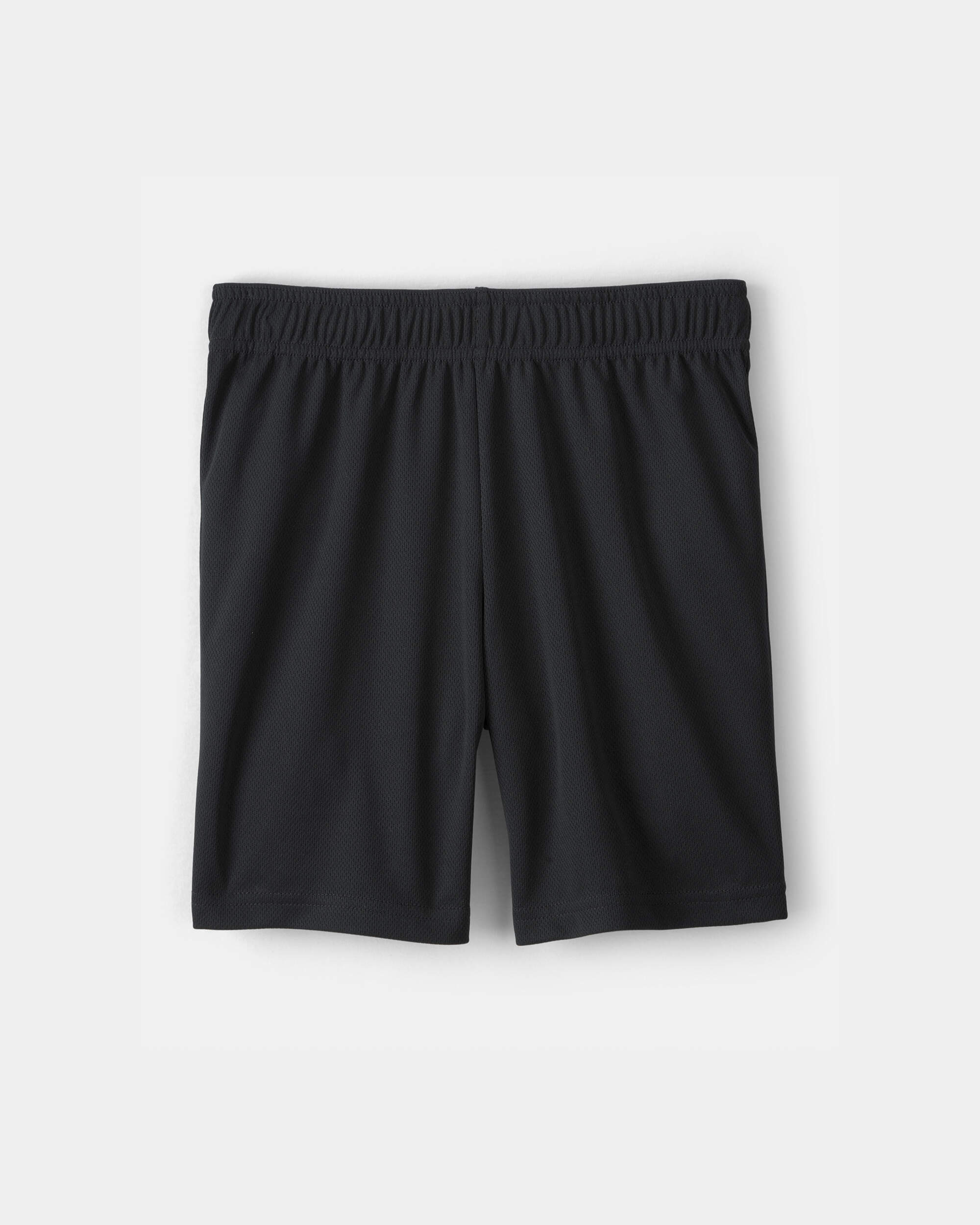 Boys Mesh Active Shorts - Black
