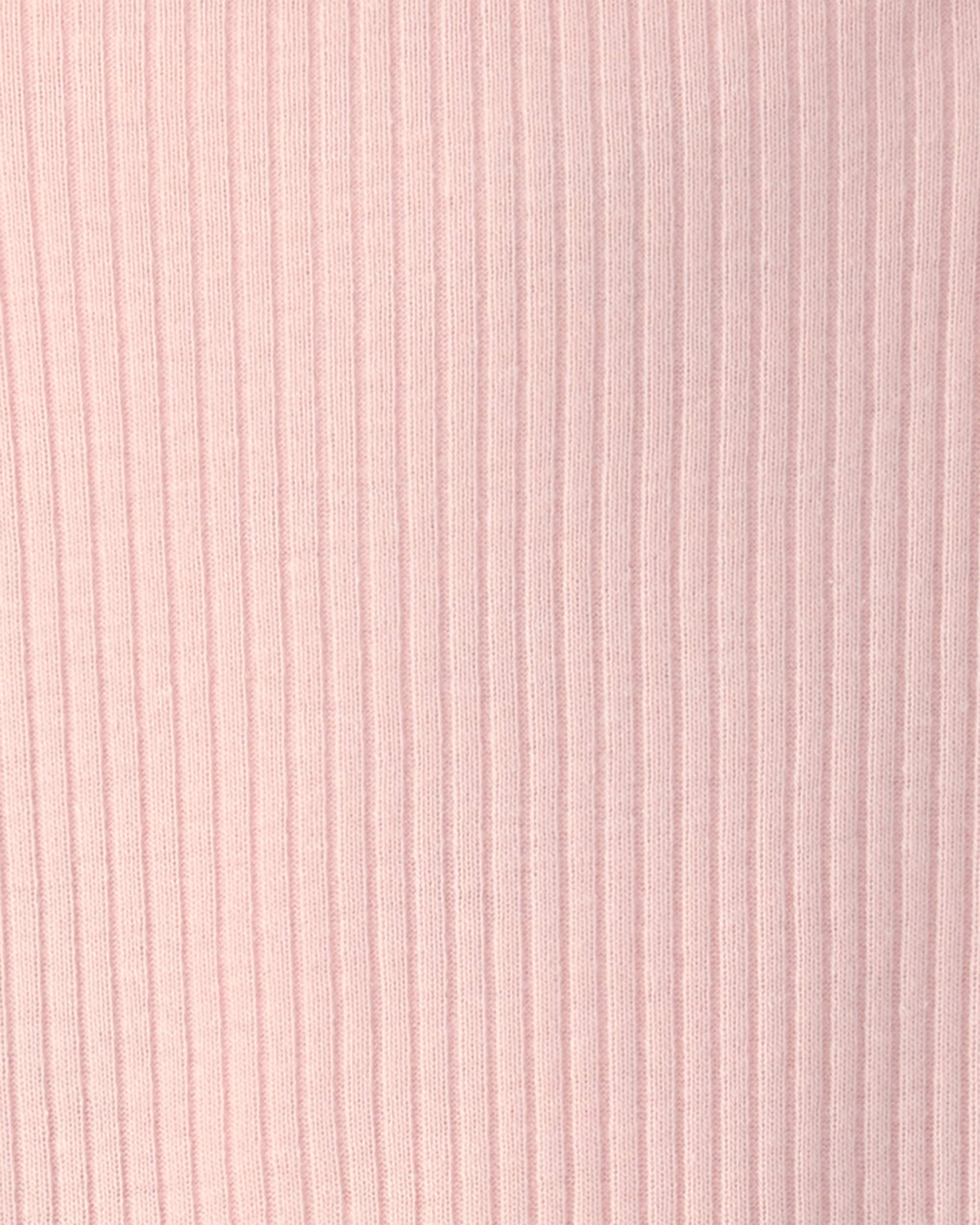 Baby Girl 2-Piece Floral Overall Set - Pink/Ivory