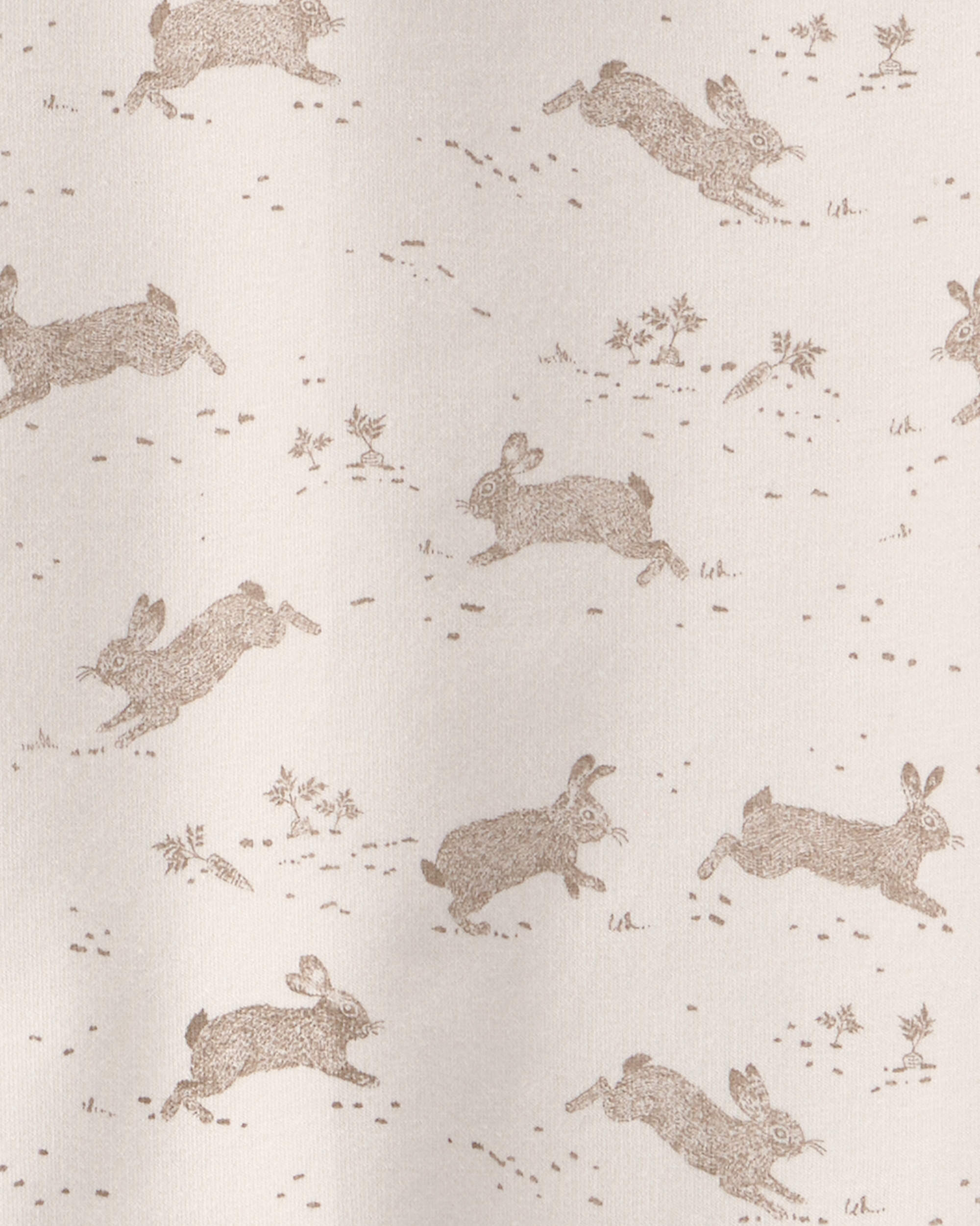 Toddler Organic Cotton Set Bunny Print